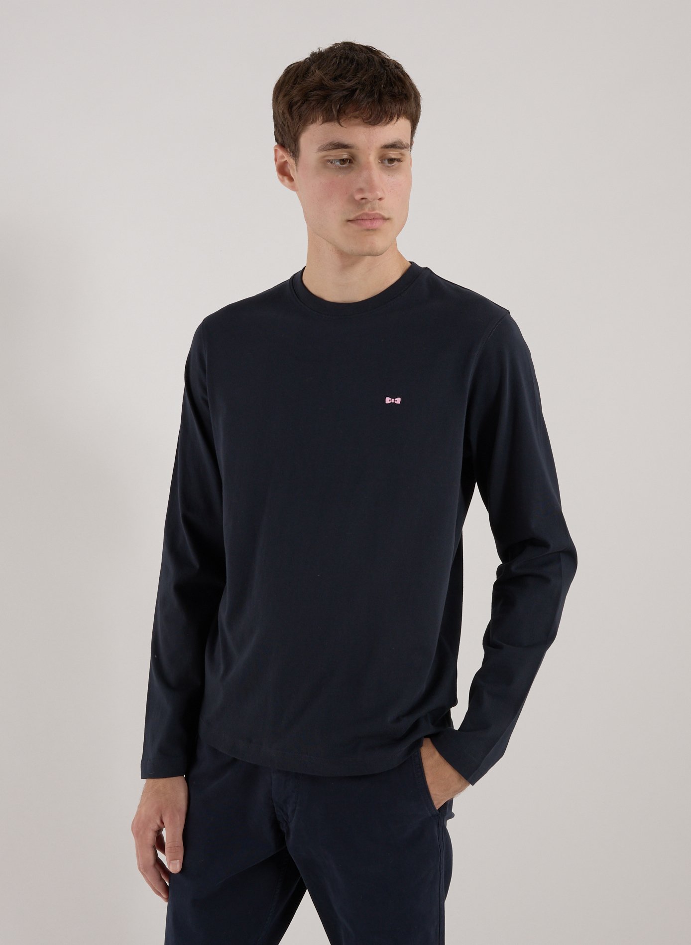 EDEN PARK T-shirt manches longues en coton Bleu