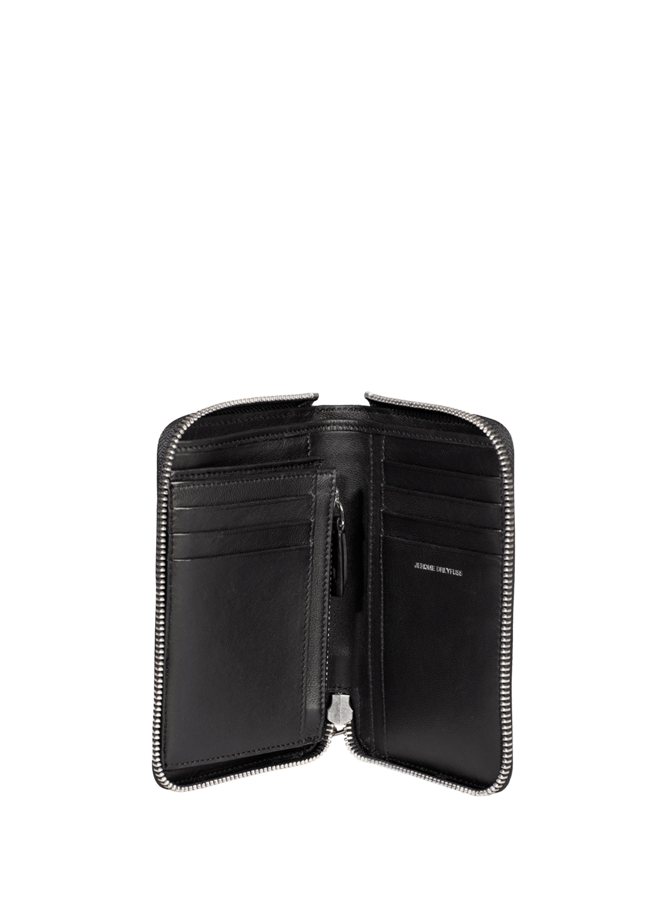 Lamé leather wallet JÉRÔME DREYFUSS Golden