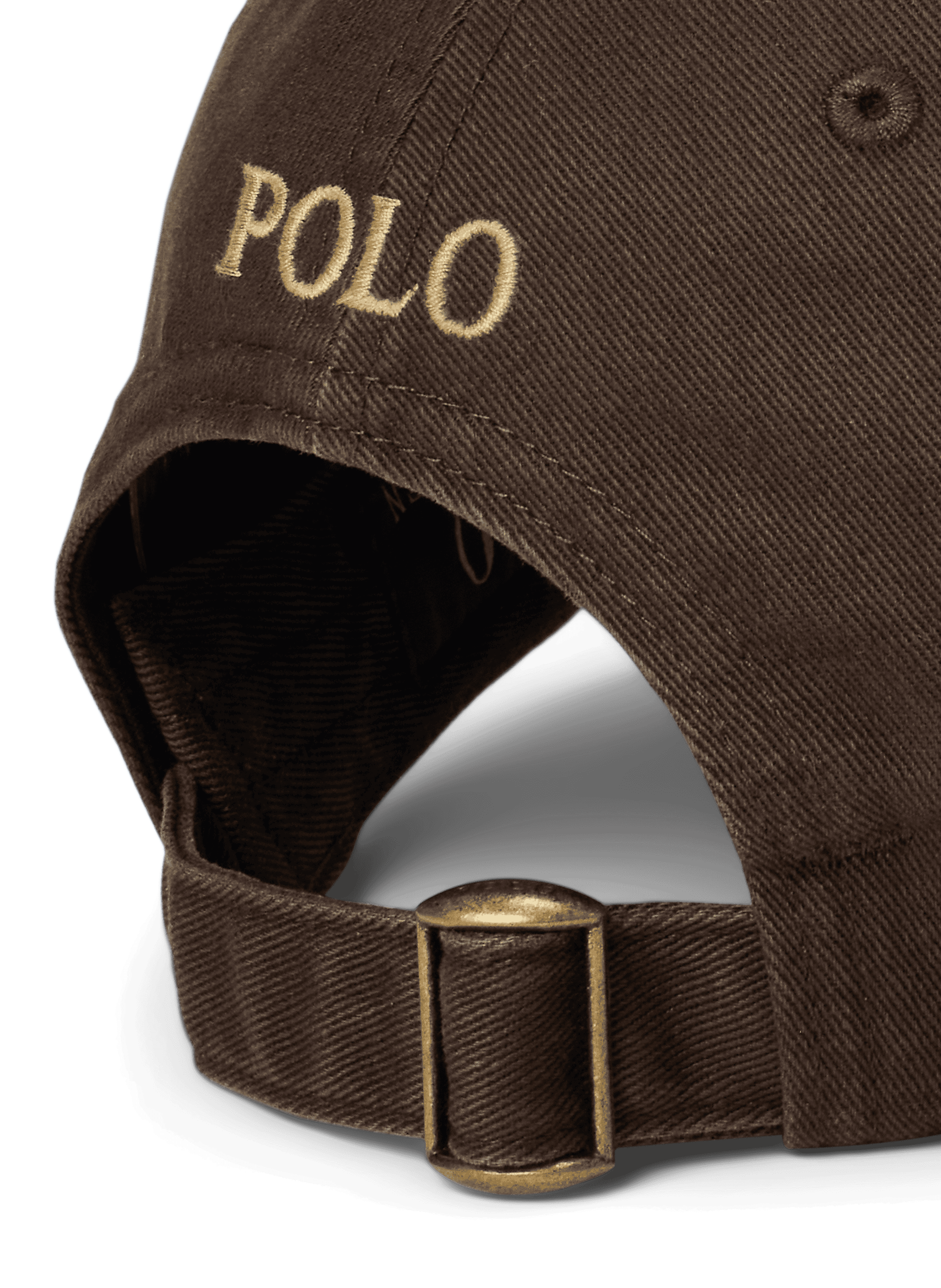 Cotton Logo Baseball Cap POLO RALPH LAUREN Brown