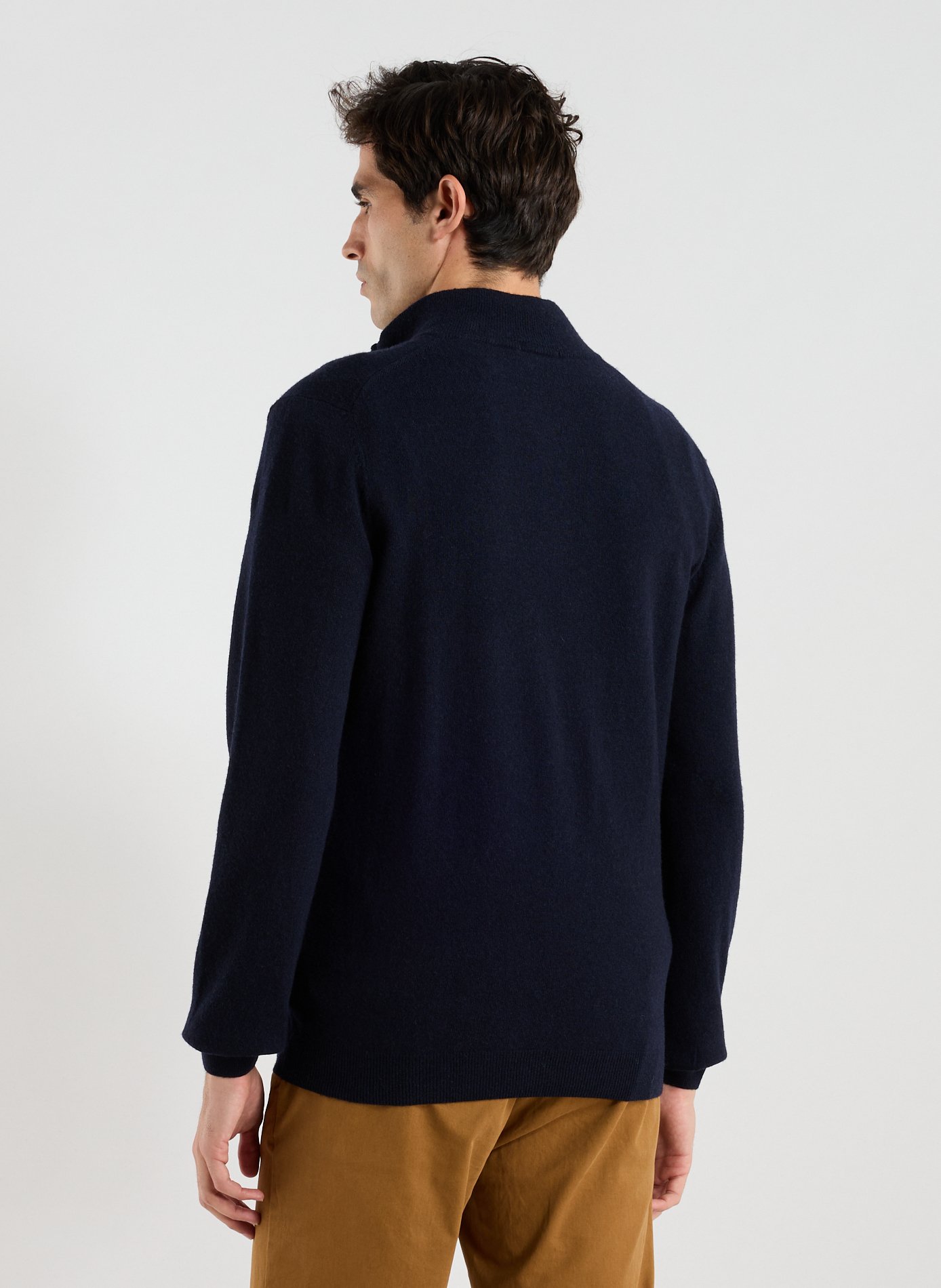 Funnel neck half-zip jumper TIMBERLAND Blue