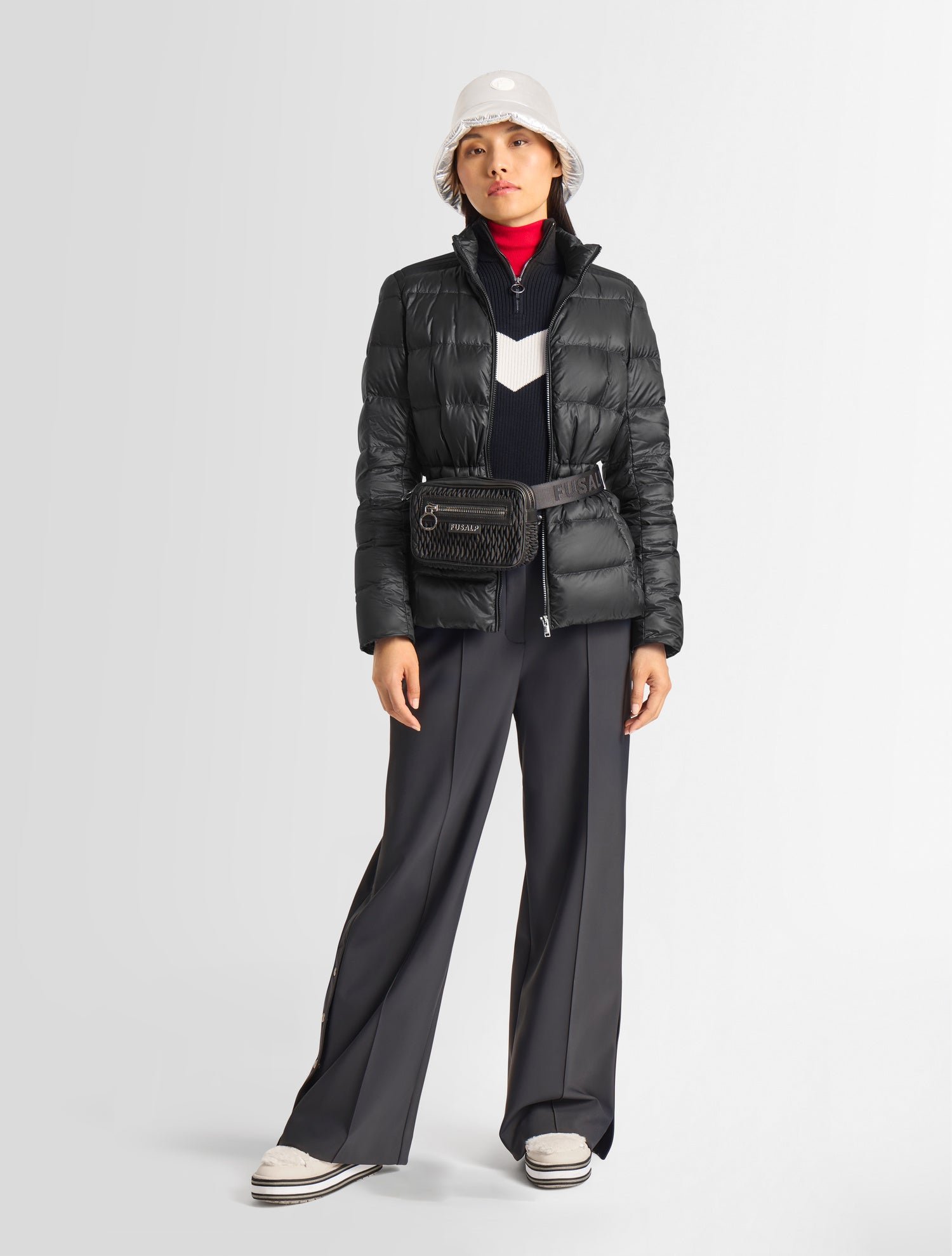Doudoune kerin col montant FUSALP Noir