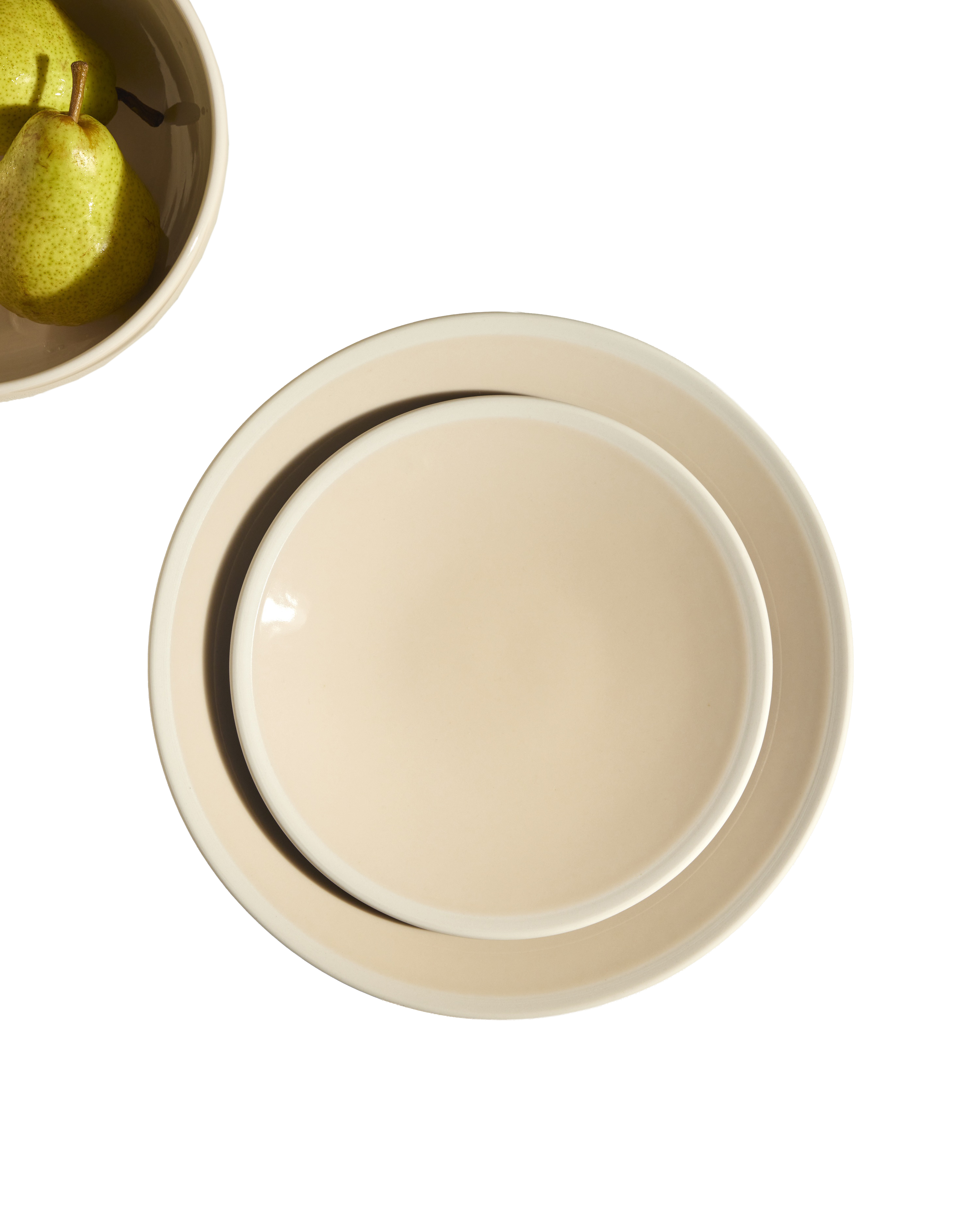 Assiette à dessert sicilia MAISON SARAH LAVOINE Beige