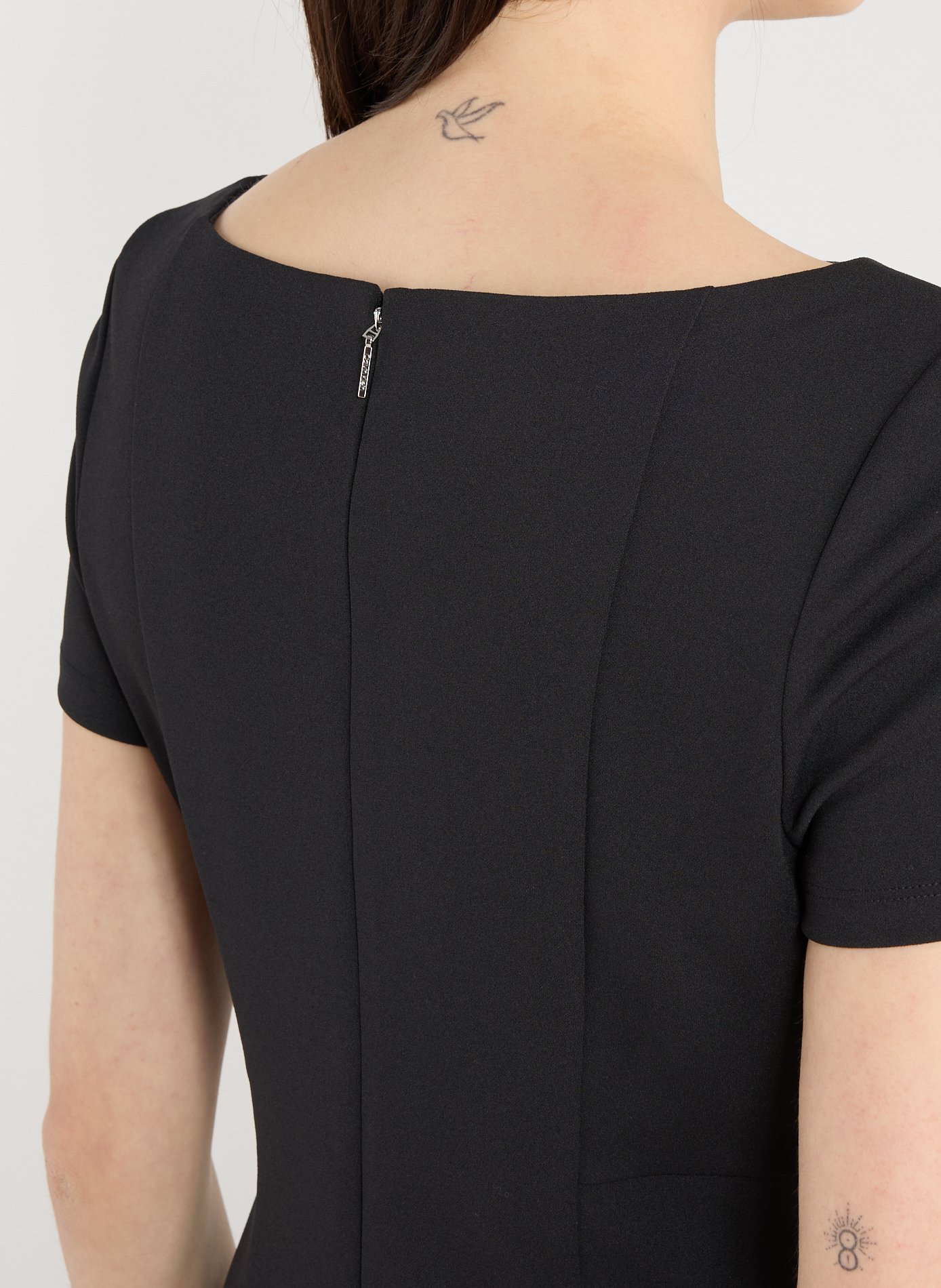 Straight midi dress CALVIN KLEIN Black