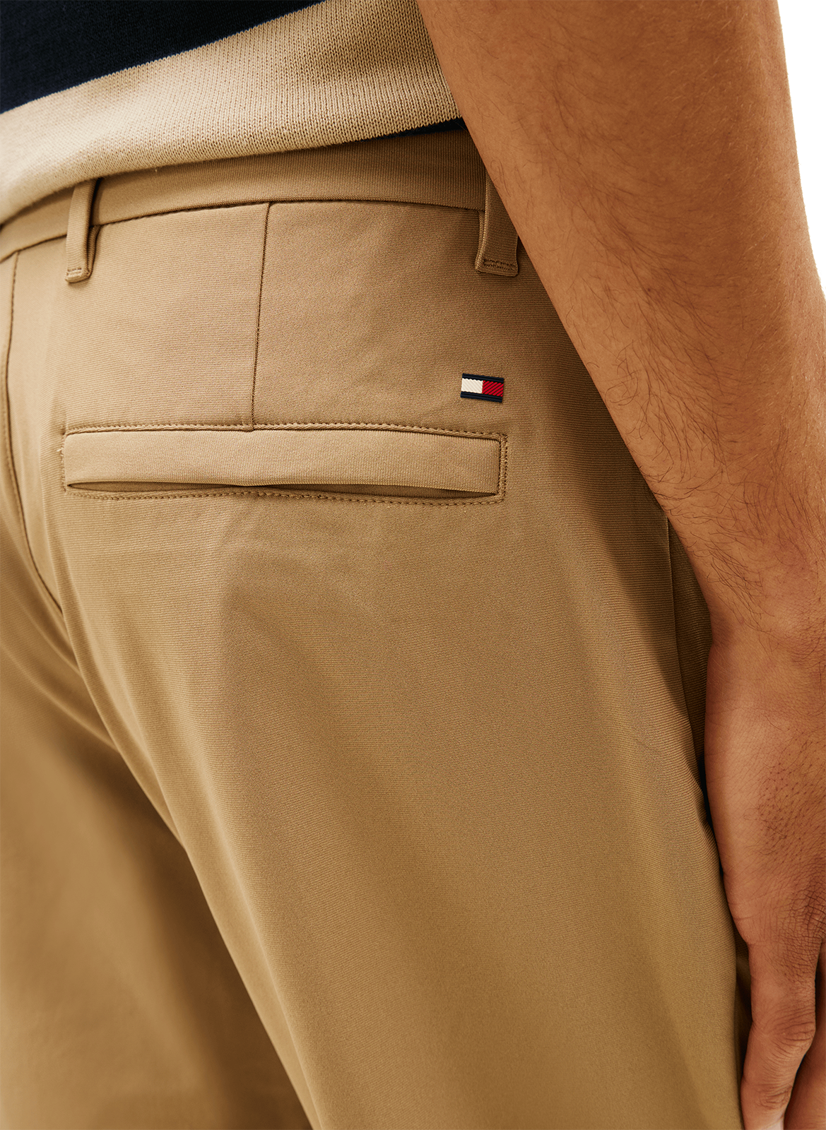 Pantalon coupe ajustée TOMMY HILFIGER Beige