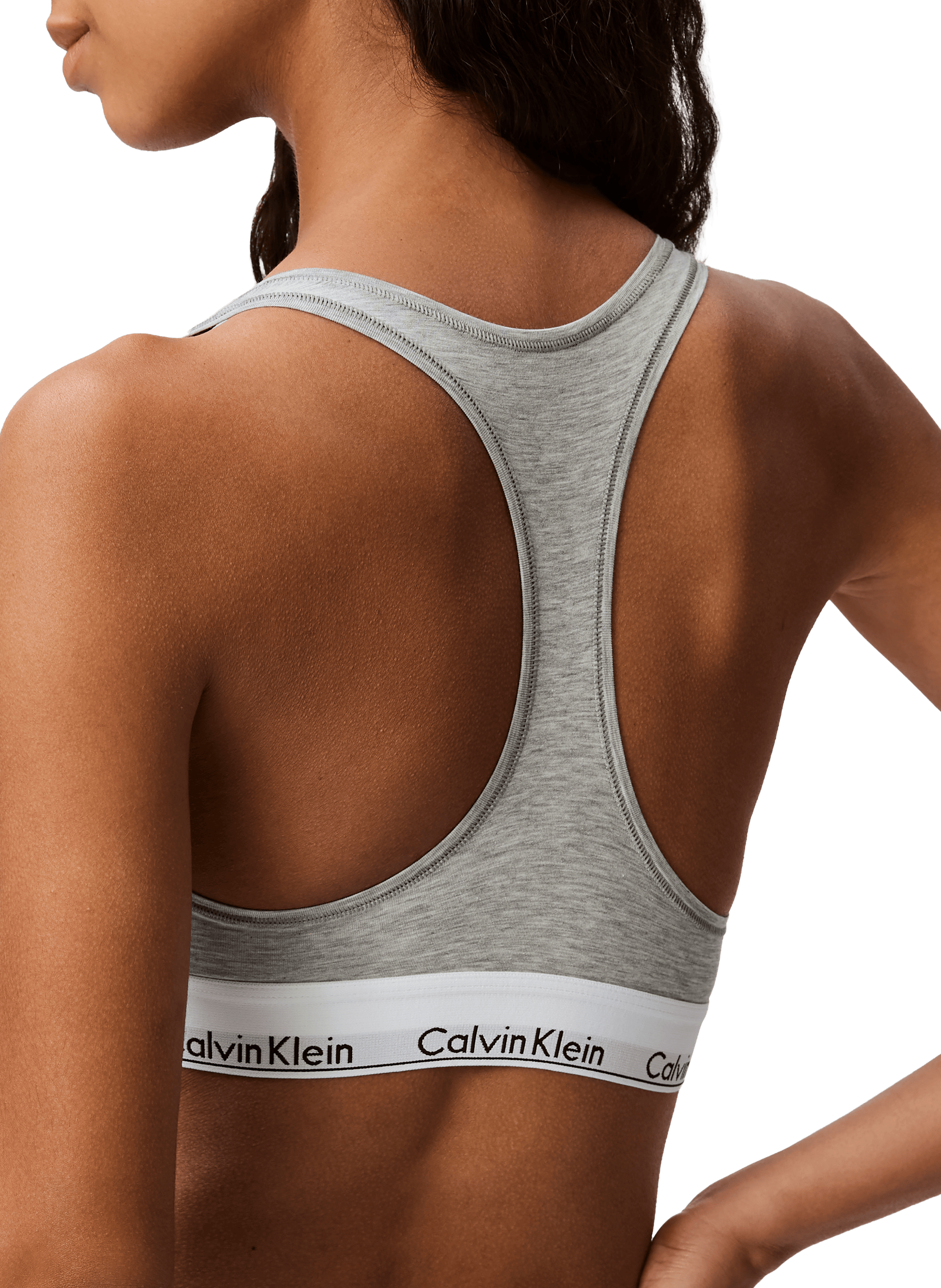 Brassière à logo  CALVIN KLEIN Gris