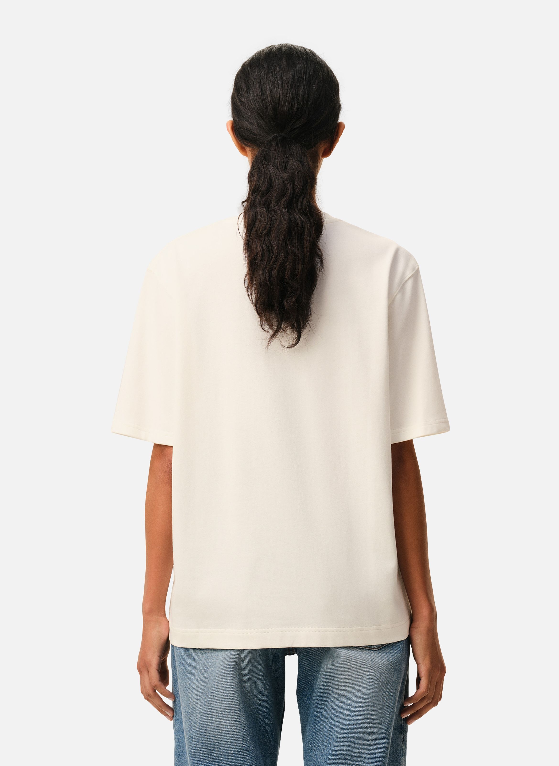 T-shirt imprimé ami paris héritage unisexe en coton AMI PARIS Blanc