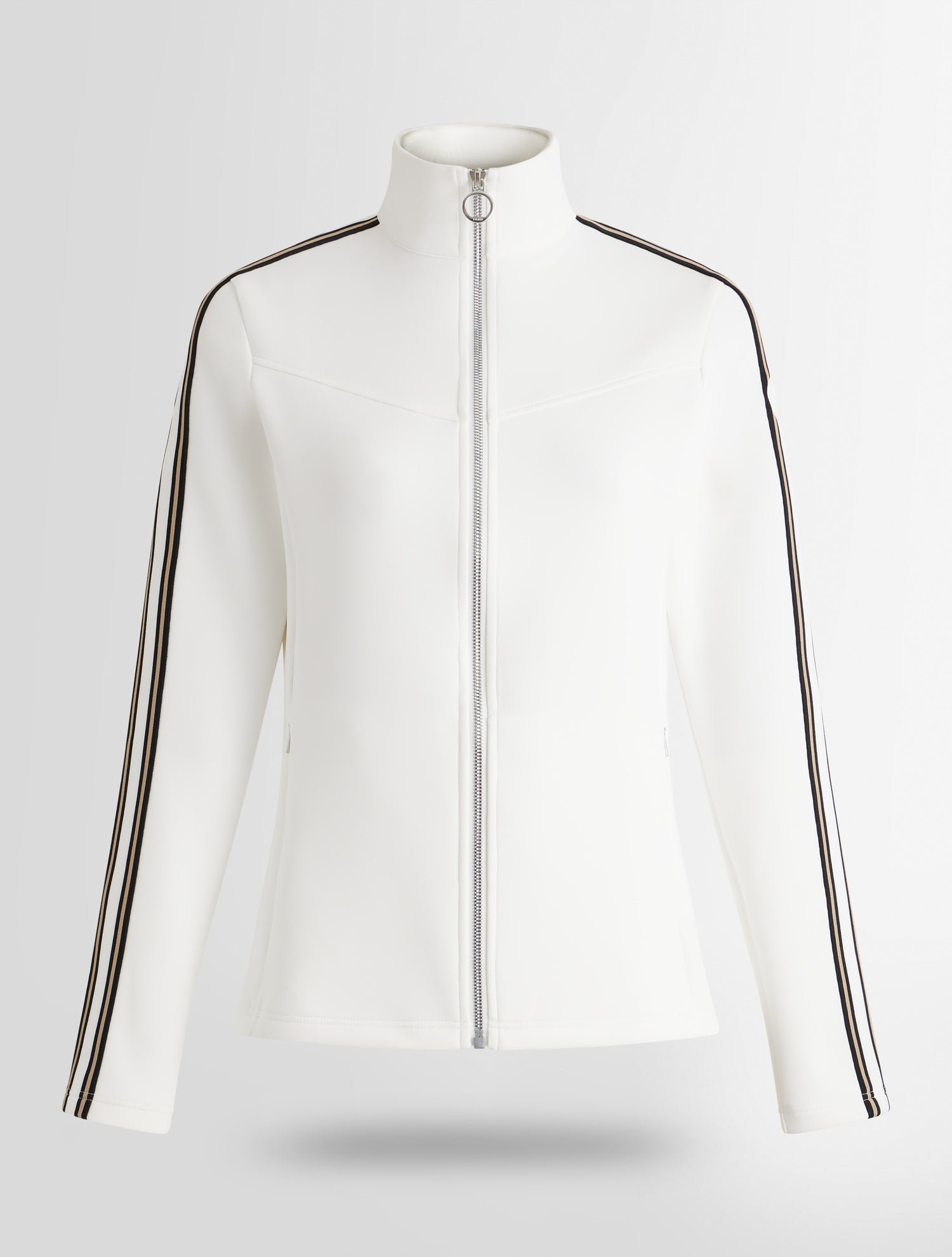 Veste technique odella col montant coupe ajustée FUSALP Blanc