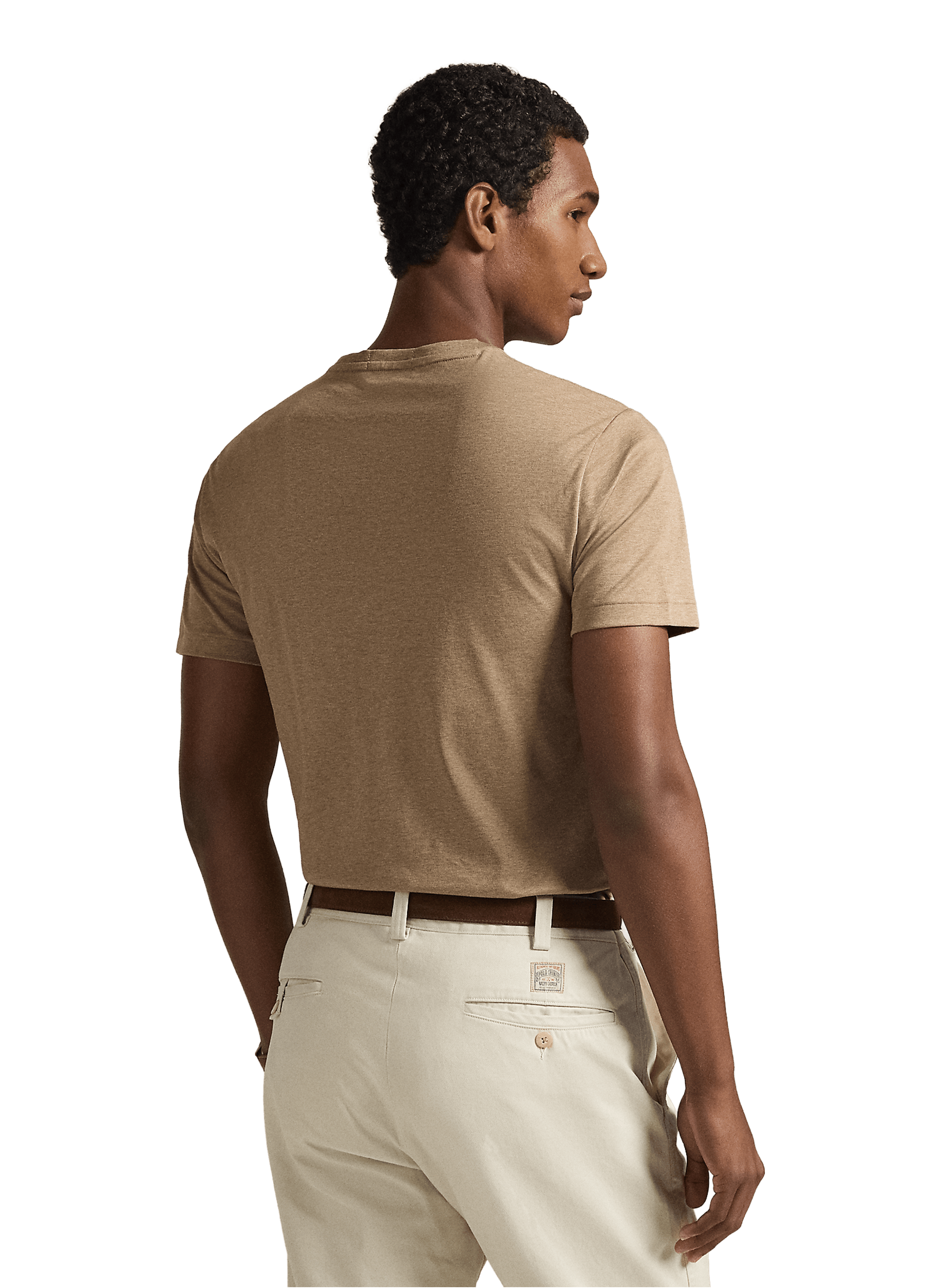 Classic Cotton T-Shirt POLO RALPH LAUREN Beige