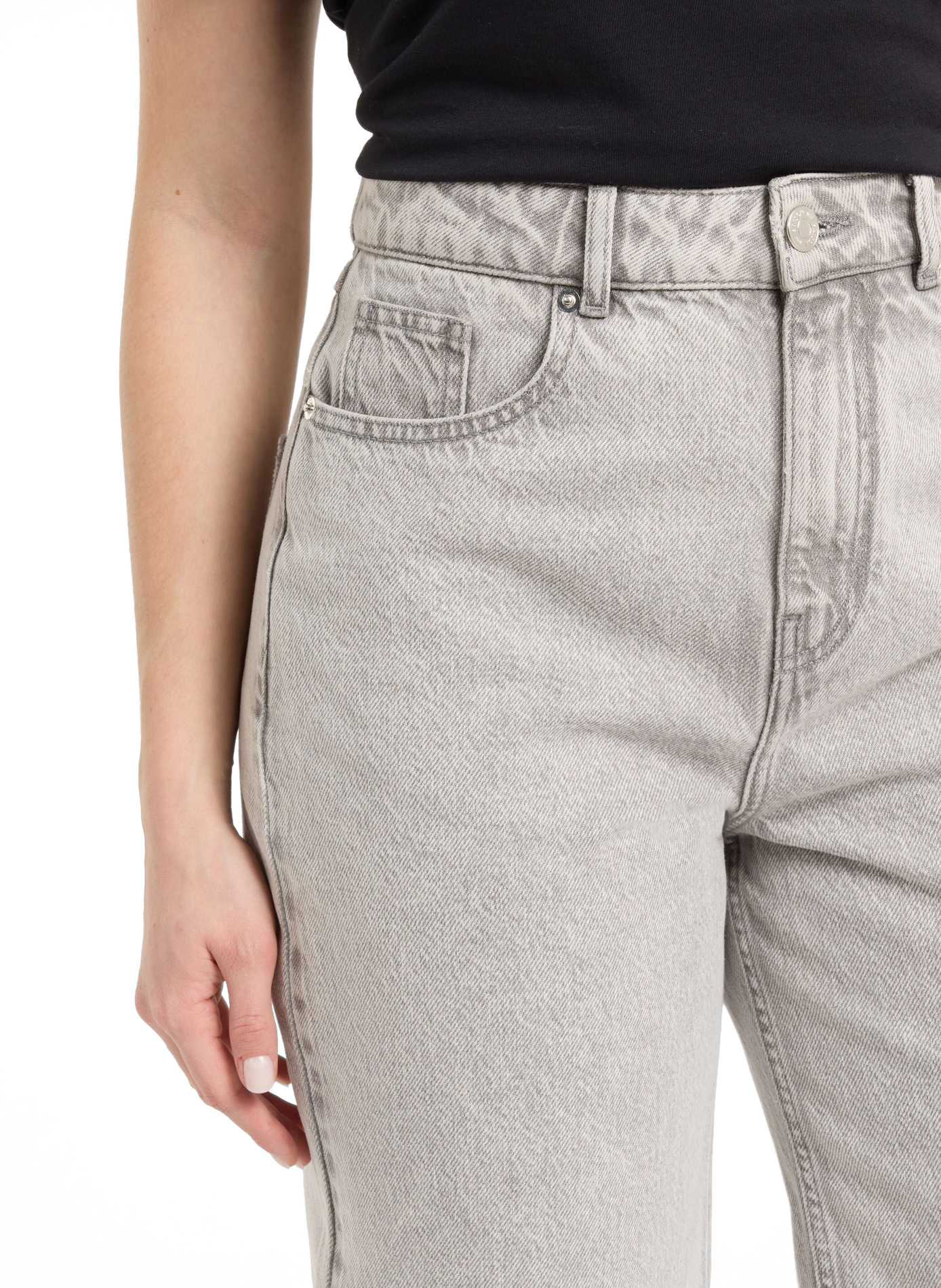 Straight Leg Jeans SAISON 1865 Grey