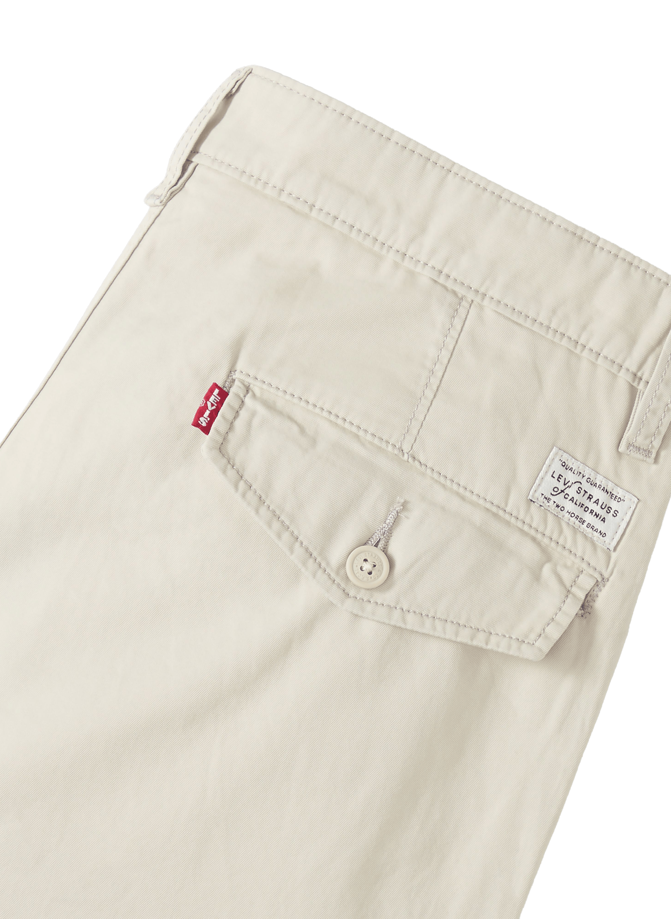 Cotton and linen chino trousers LEVI'S Beige