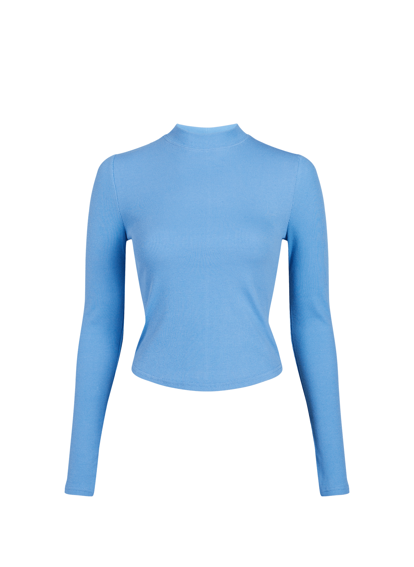 Top in cotton TOPSHOP Blue
