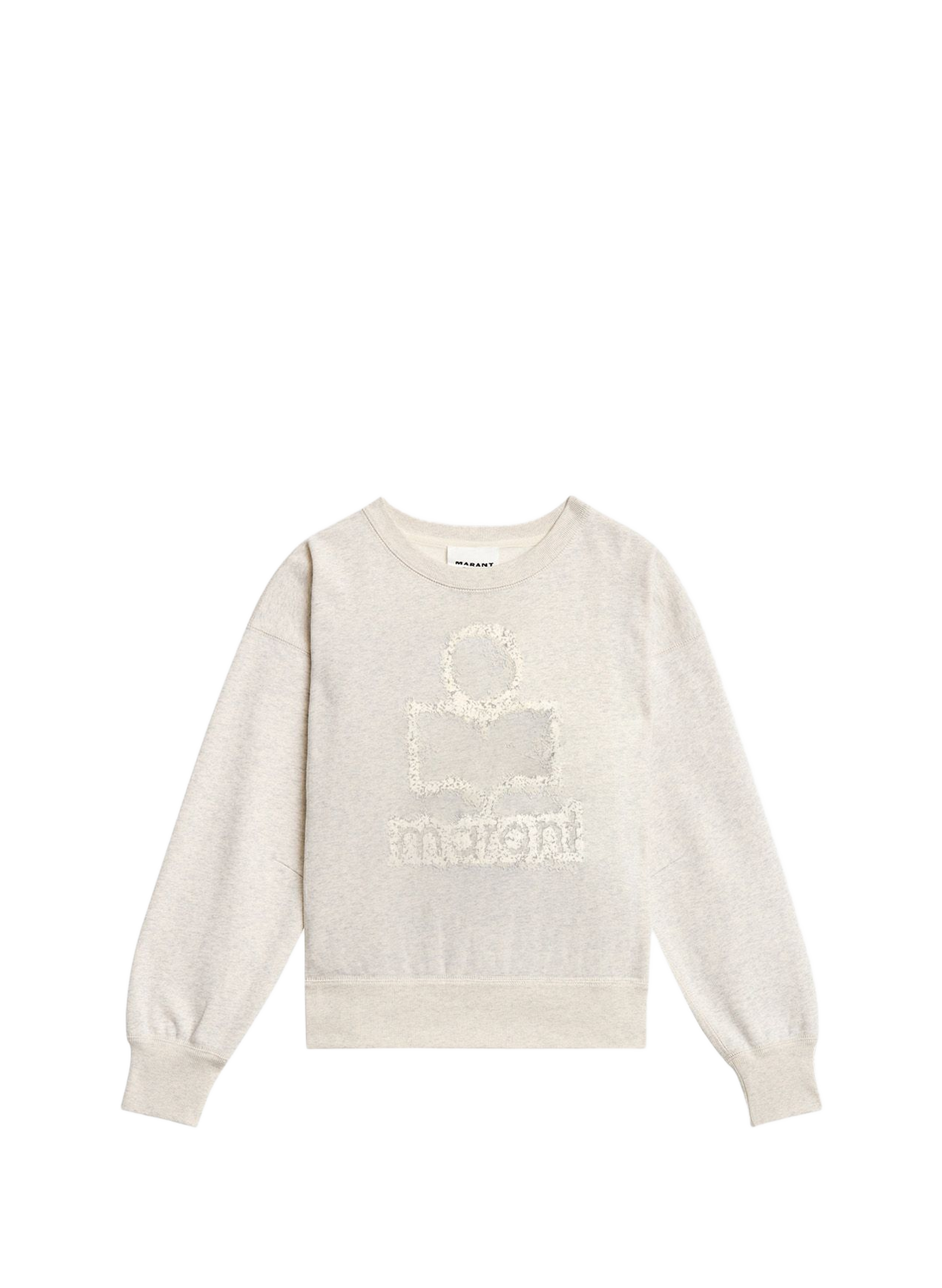 Sweat-shirt mobyli en coton molletonné ISABEL MARANT Blanc
