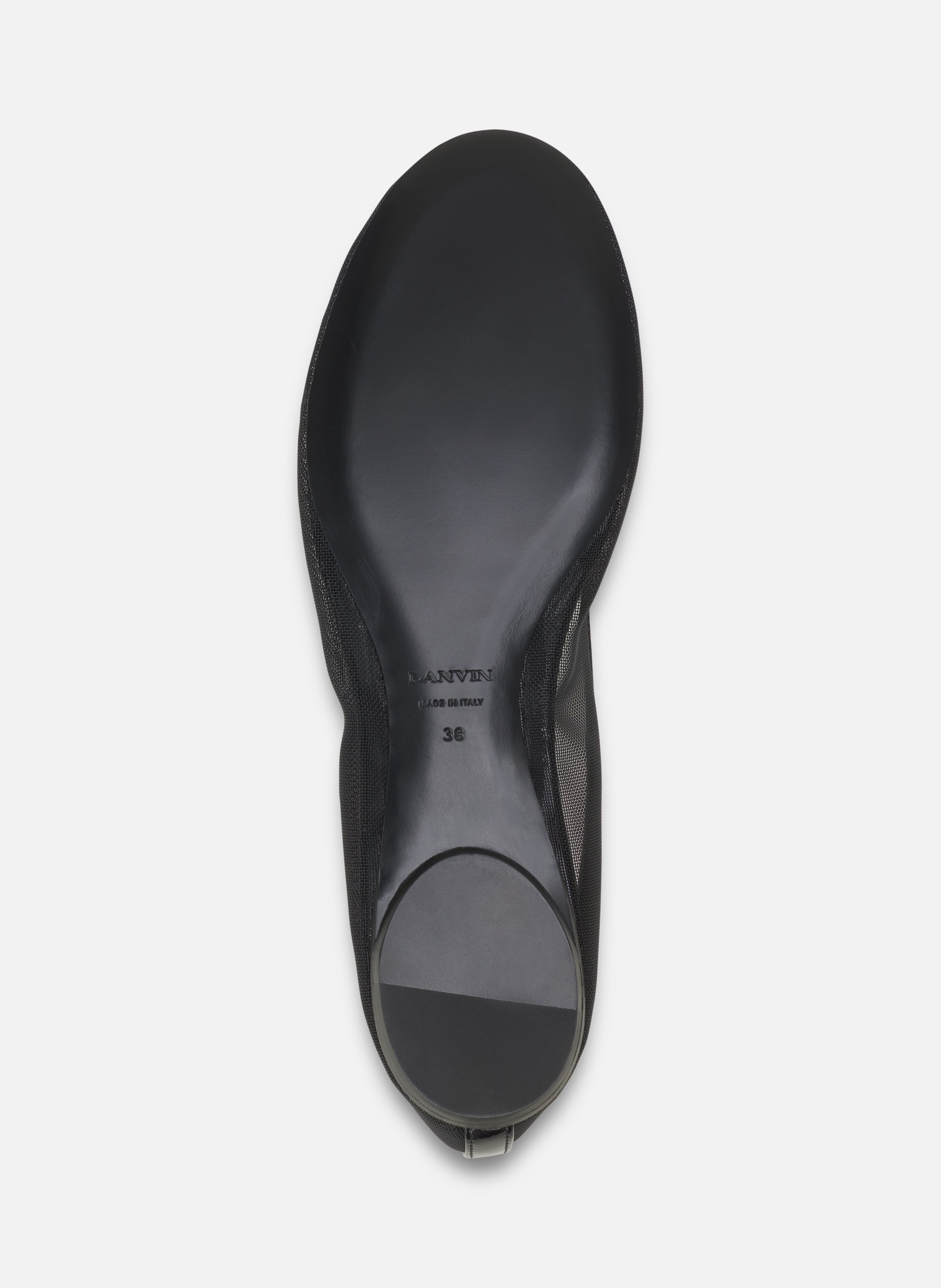 La ballerine en mesh LANVIN Noir