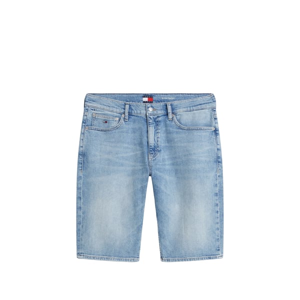 Bermuda slim en coton délavé Bermuda slim en coton délavé