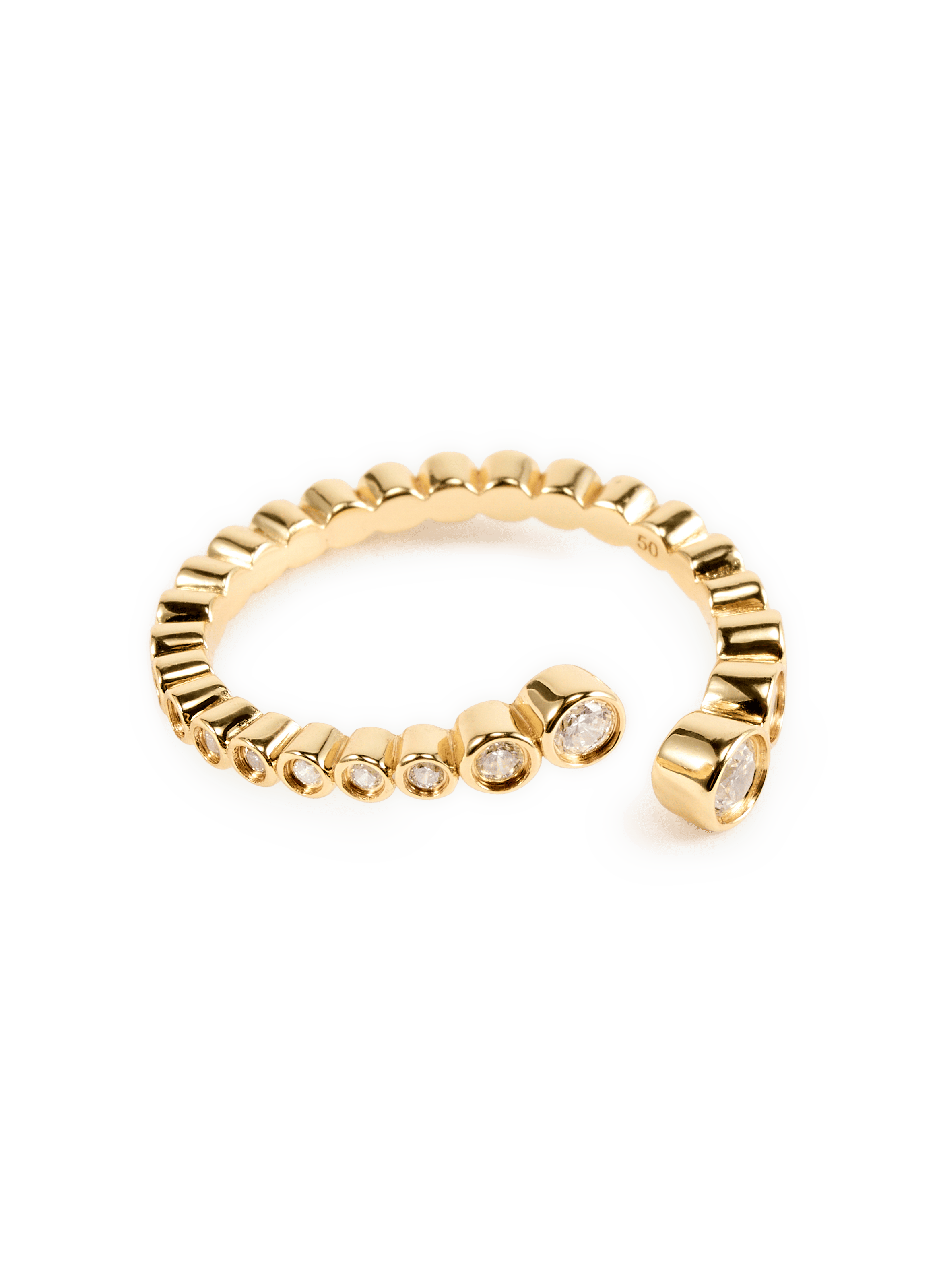 Bague ouverte Orit RAGBAG Doré