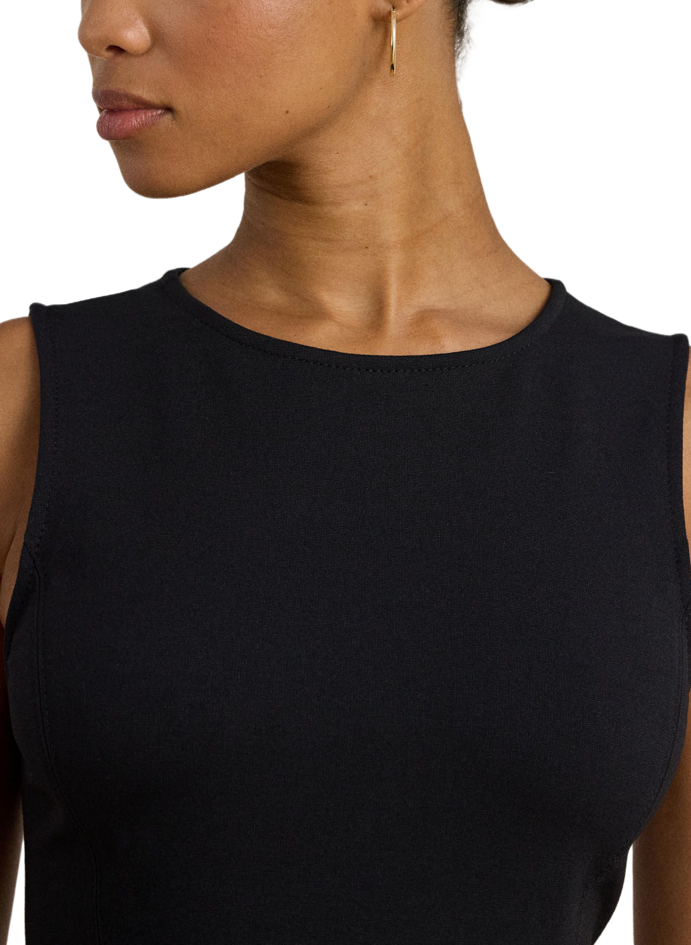 Sleeveless Midi Dress LAUREN Black