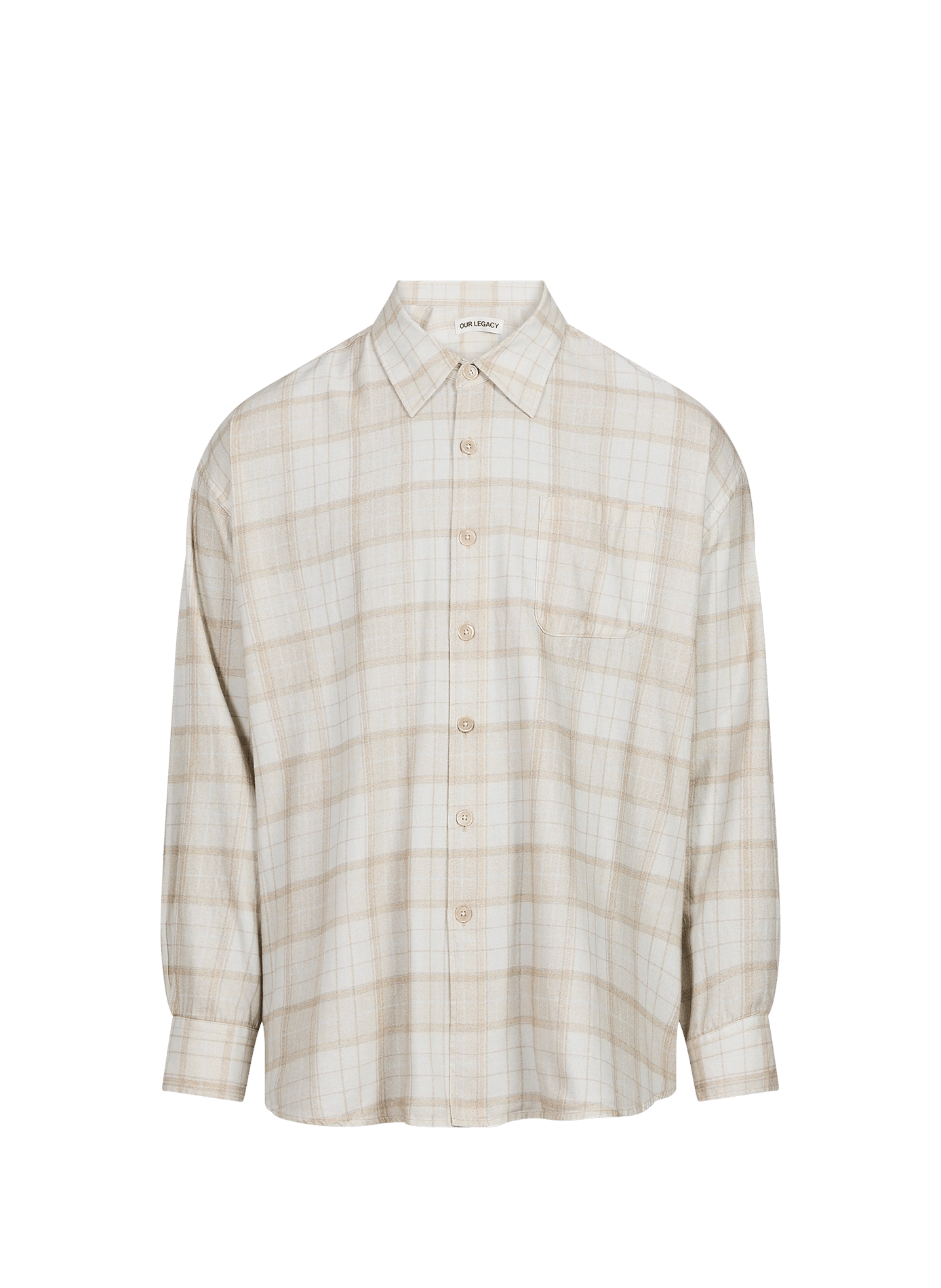 Oversize Hemd mit klassischem Kragen aus bedruckter Baumwolle OUR LEGACY Mehrfarbig