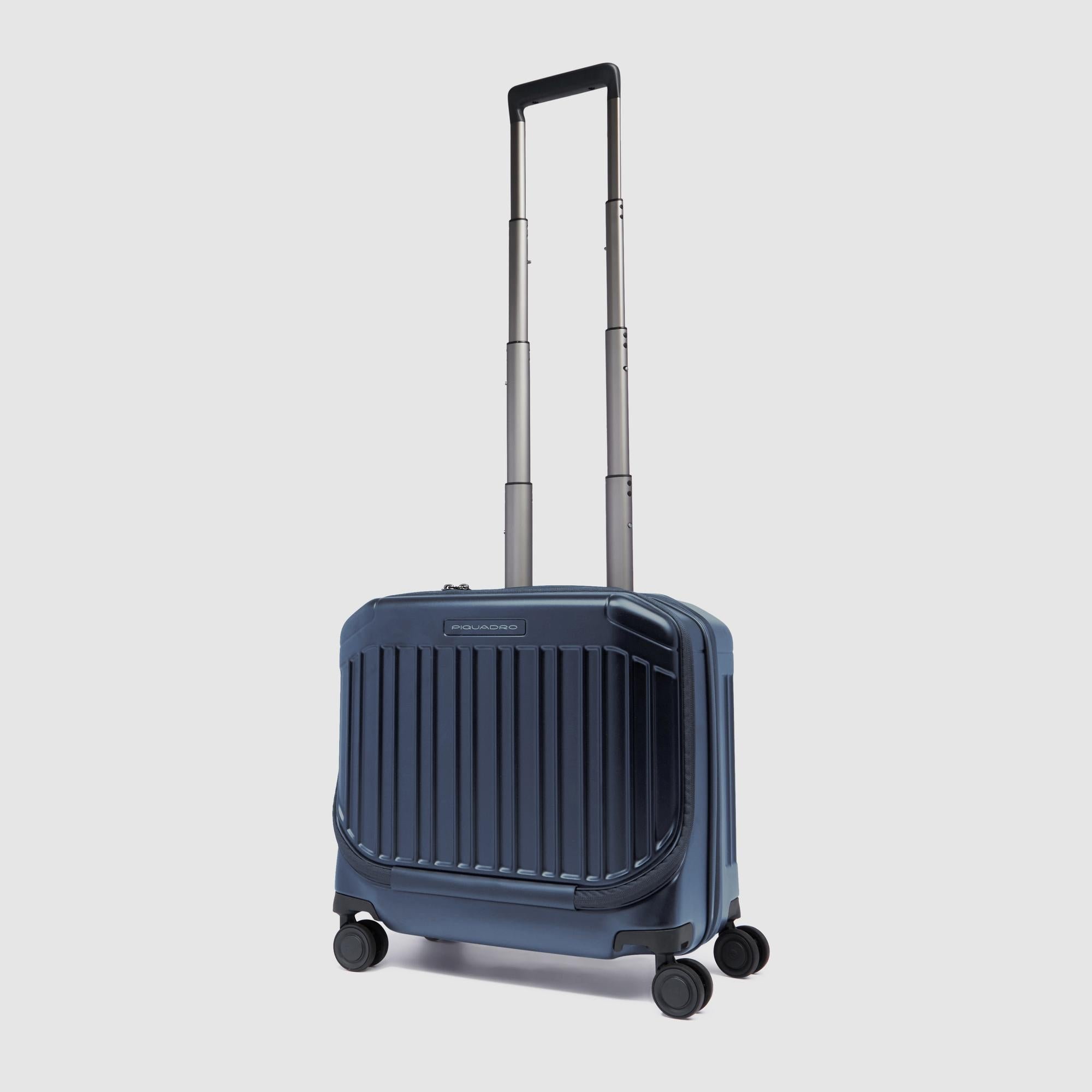 Trolley laptoptas 15,6" PIQUADRO Blauw