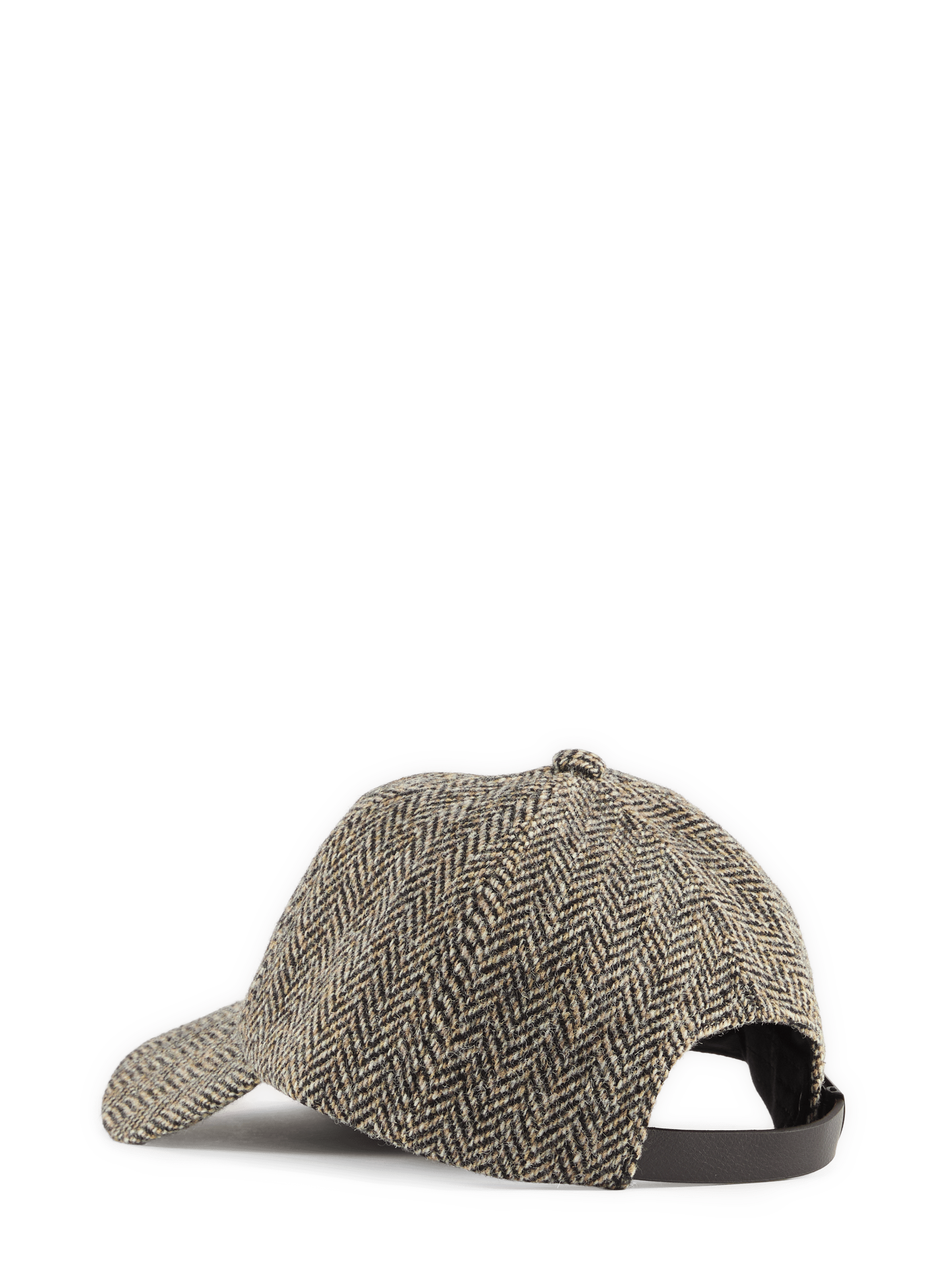 Casquette à chevrons en laine PAUL SMITH Marron
