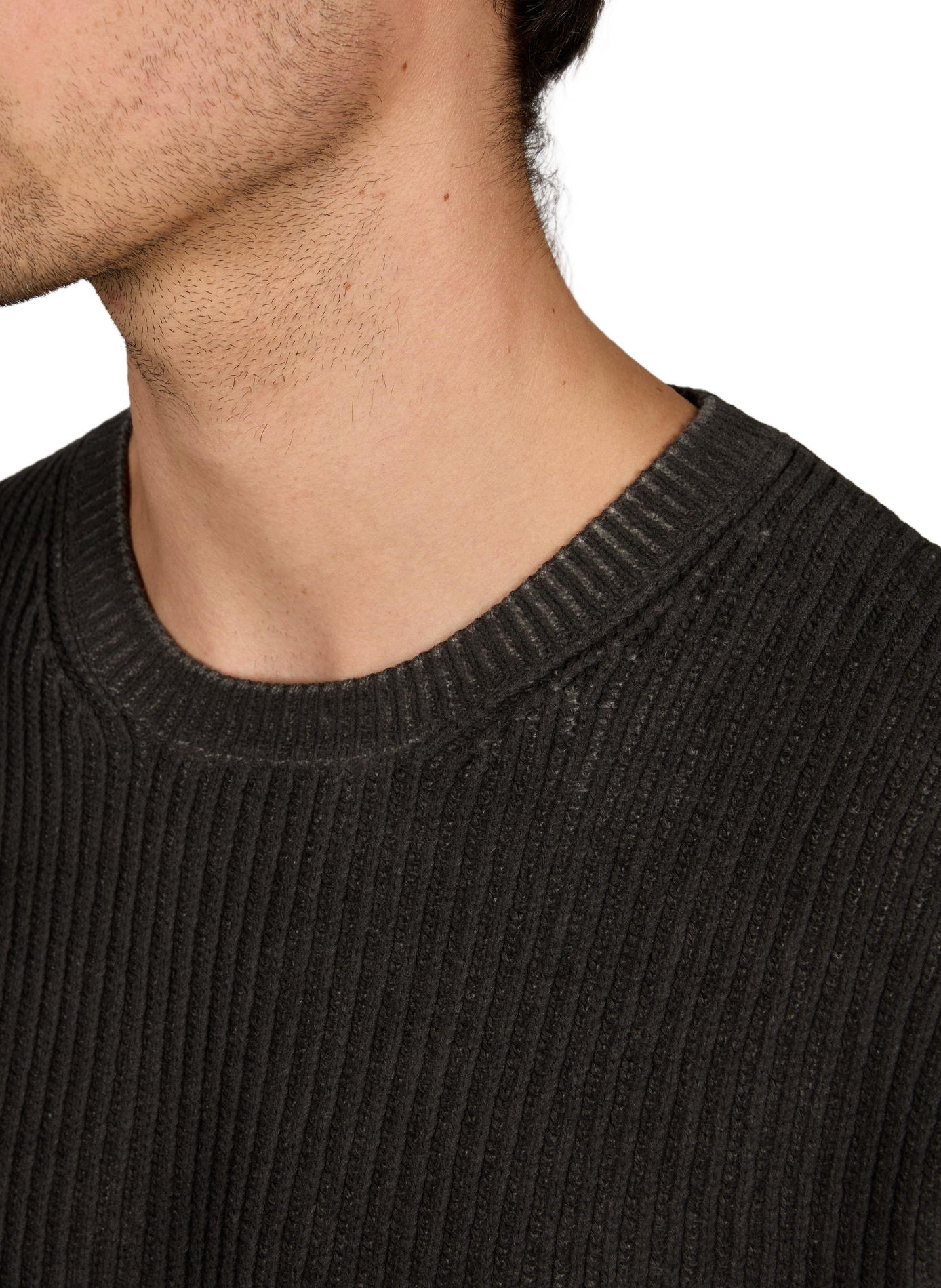 Gerader Rundhalspullover aus Baumwolle CP COMPANY Grau