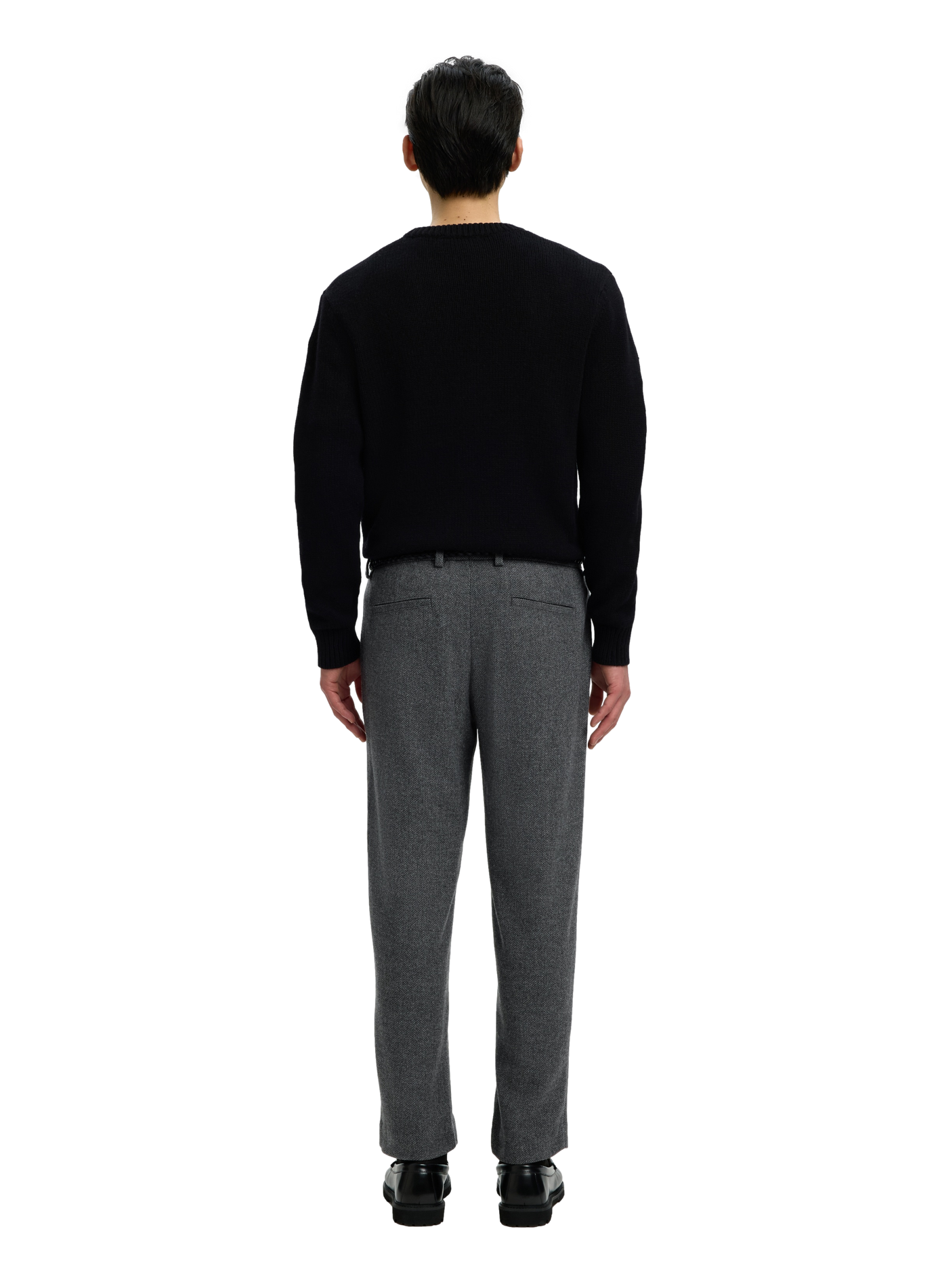 Gerade Hose SELECTED Grau