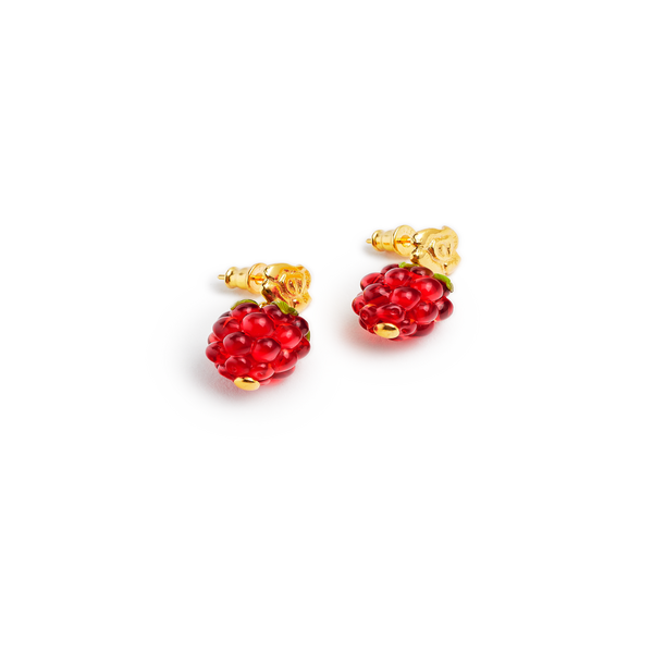 10 Decoart Rose And Raspberry Earrings In Red