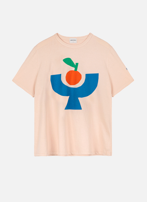 Printed cotton T-shirt PinkBOBO CHOSES 