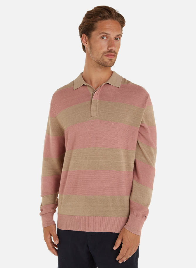 TOMMY HILFIGER linen and cotton sweater