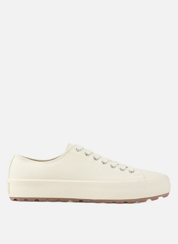 Baskets basses en coton Blanc by SANDRO SANDRO Baskets basses en coton Blanc