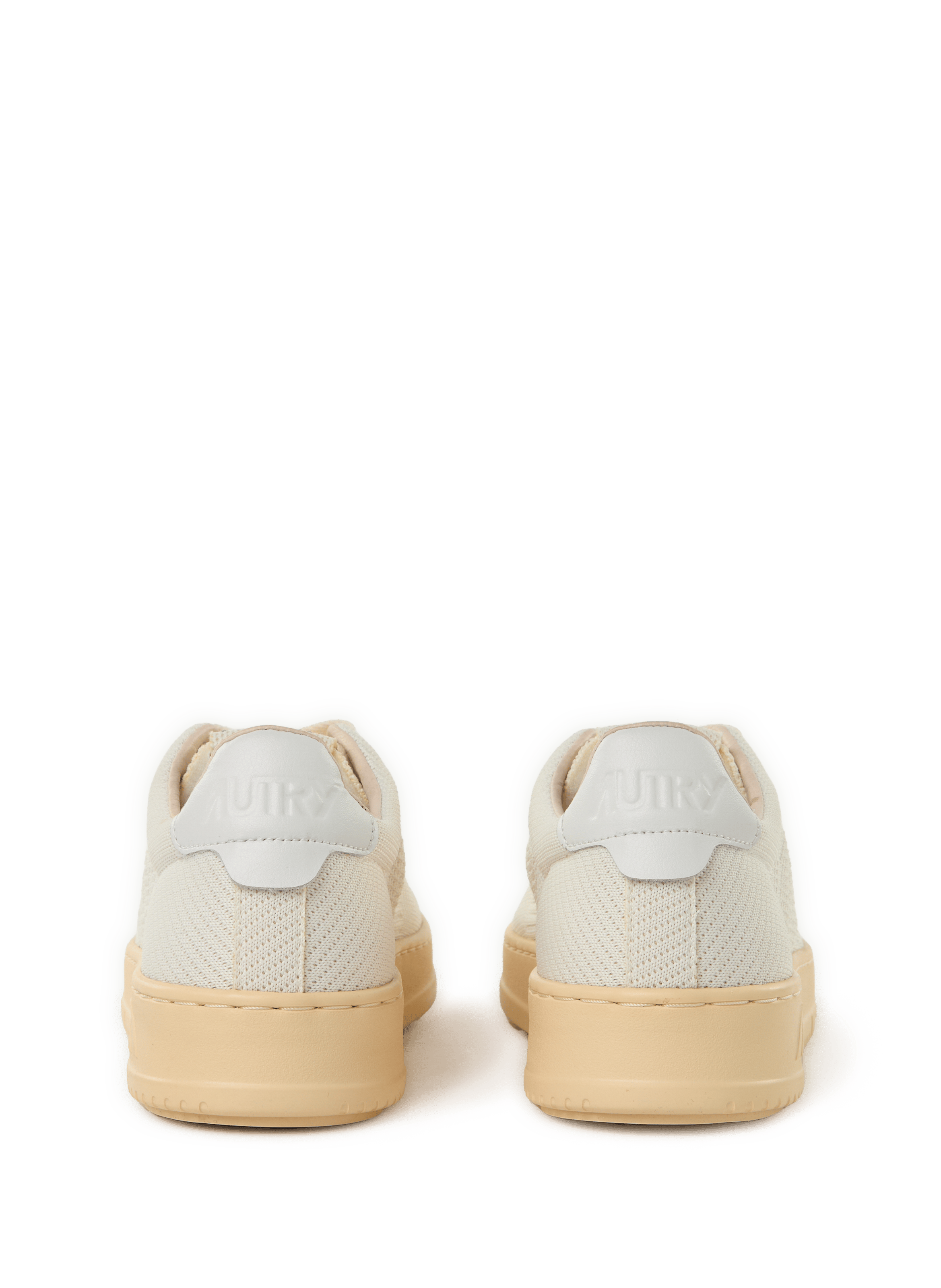 Baskets Easeknit en cuir AUTRY Blanc