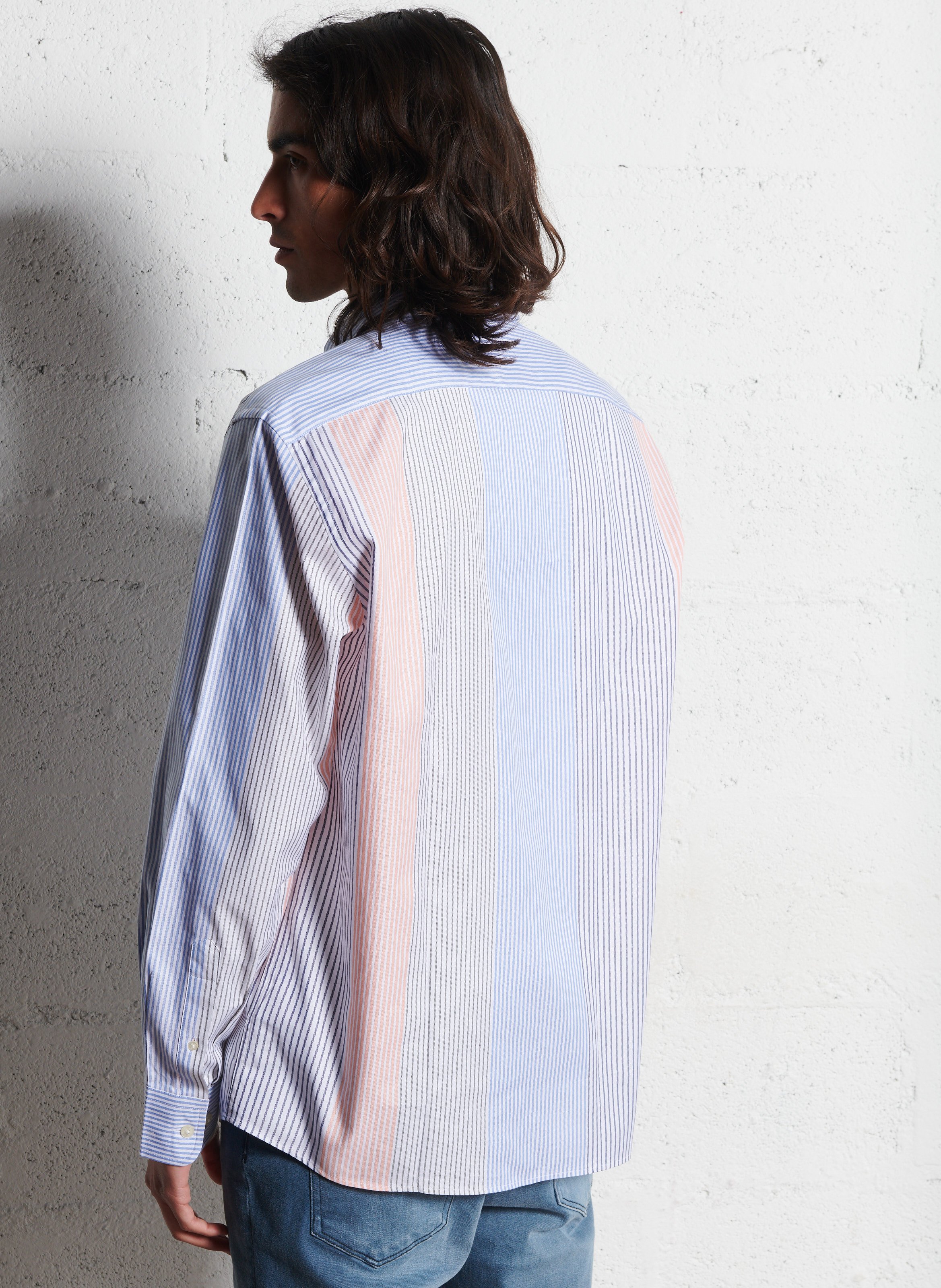 Jean slim en coton mélangé bruce IKKS Bleu