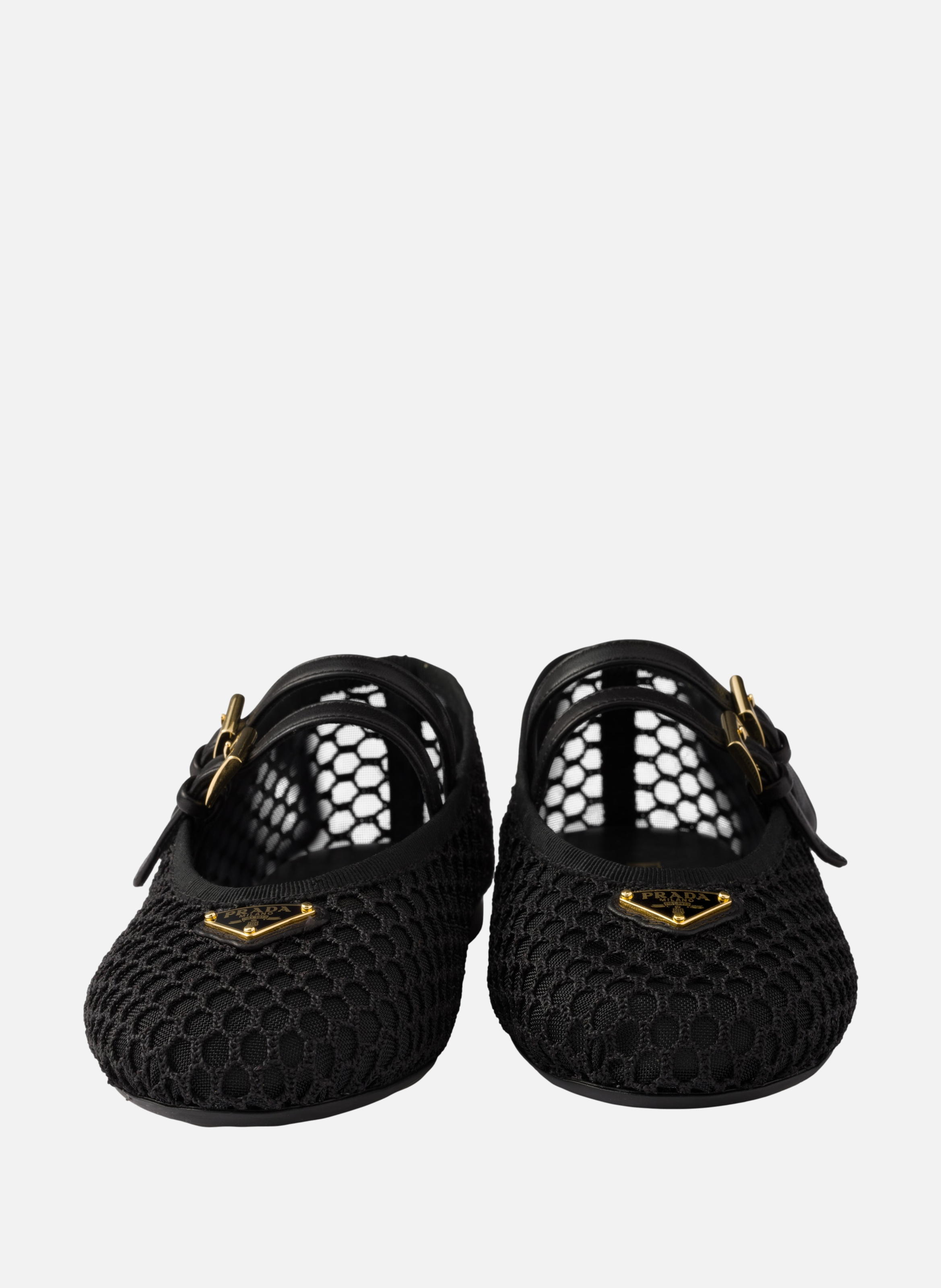 Ballerines en mesh PRADA Noir