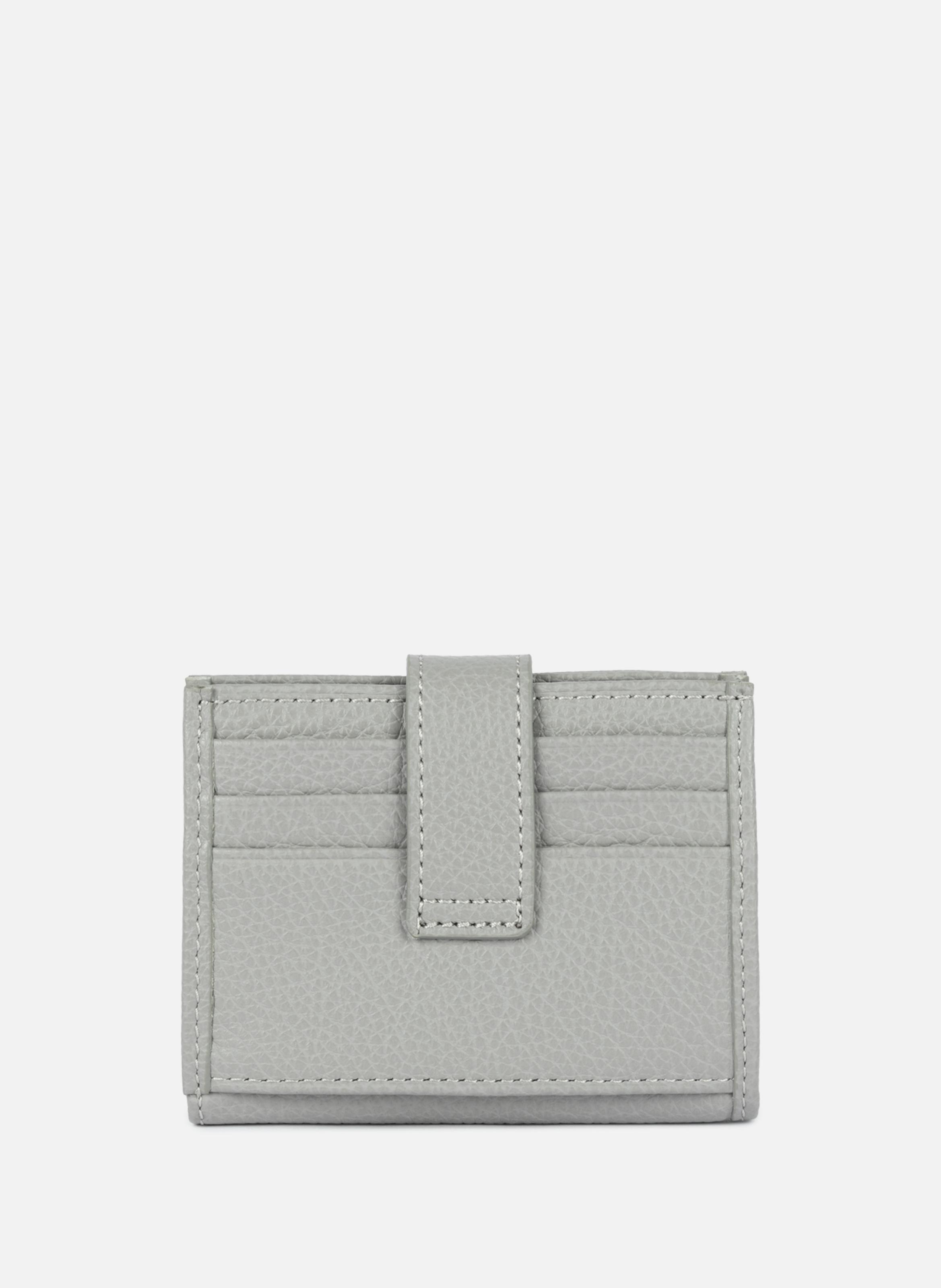 Card holder - Foulonné PM LANCASTER Grey