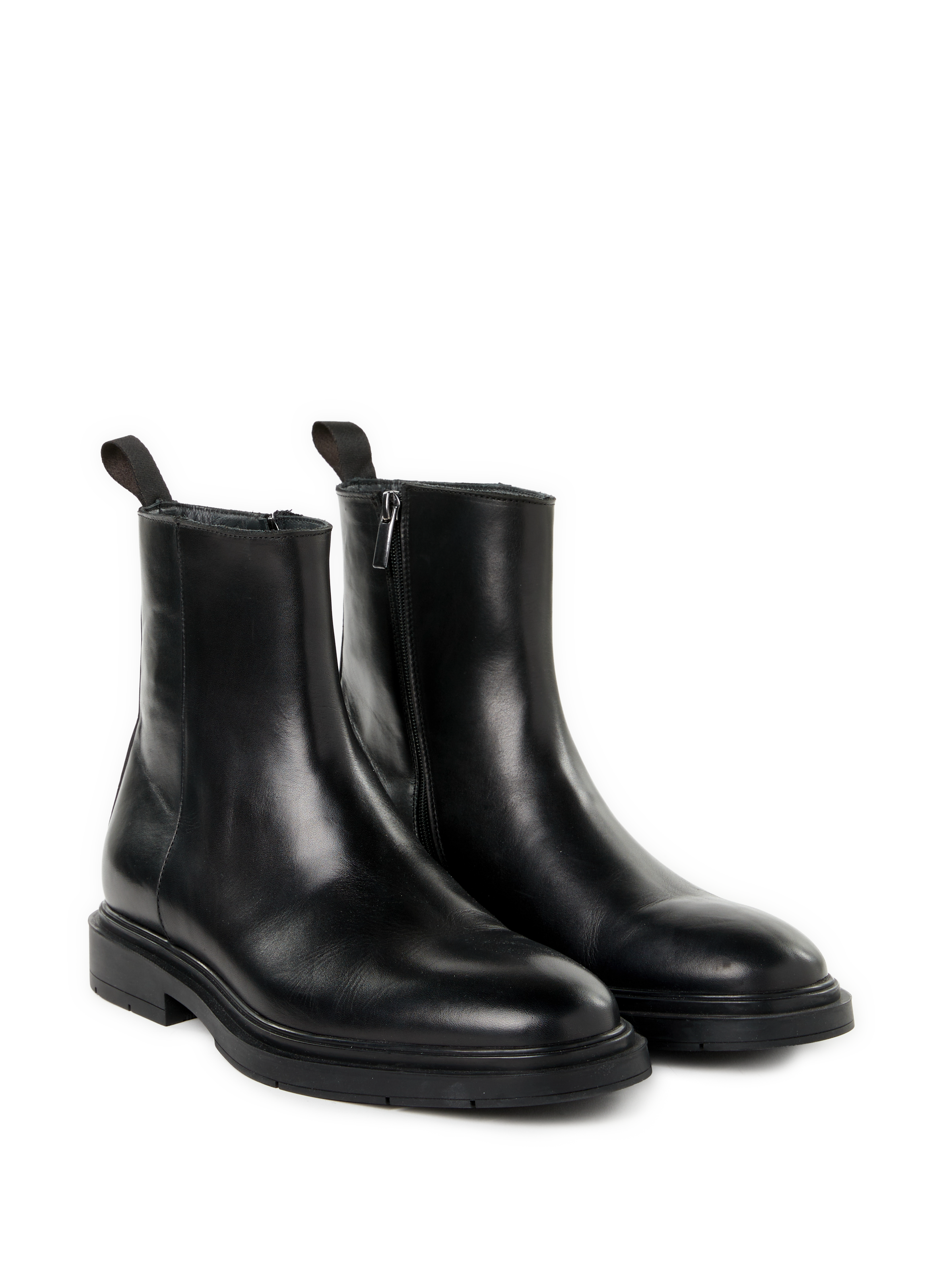 Beaipr ankle boots in calfskin leather SAISON 1865 Black