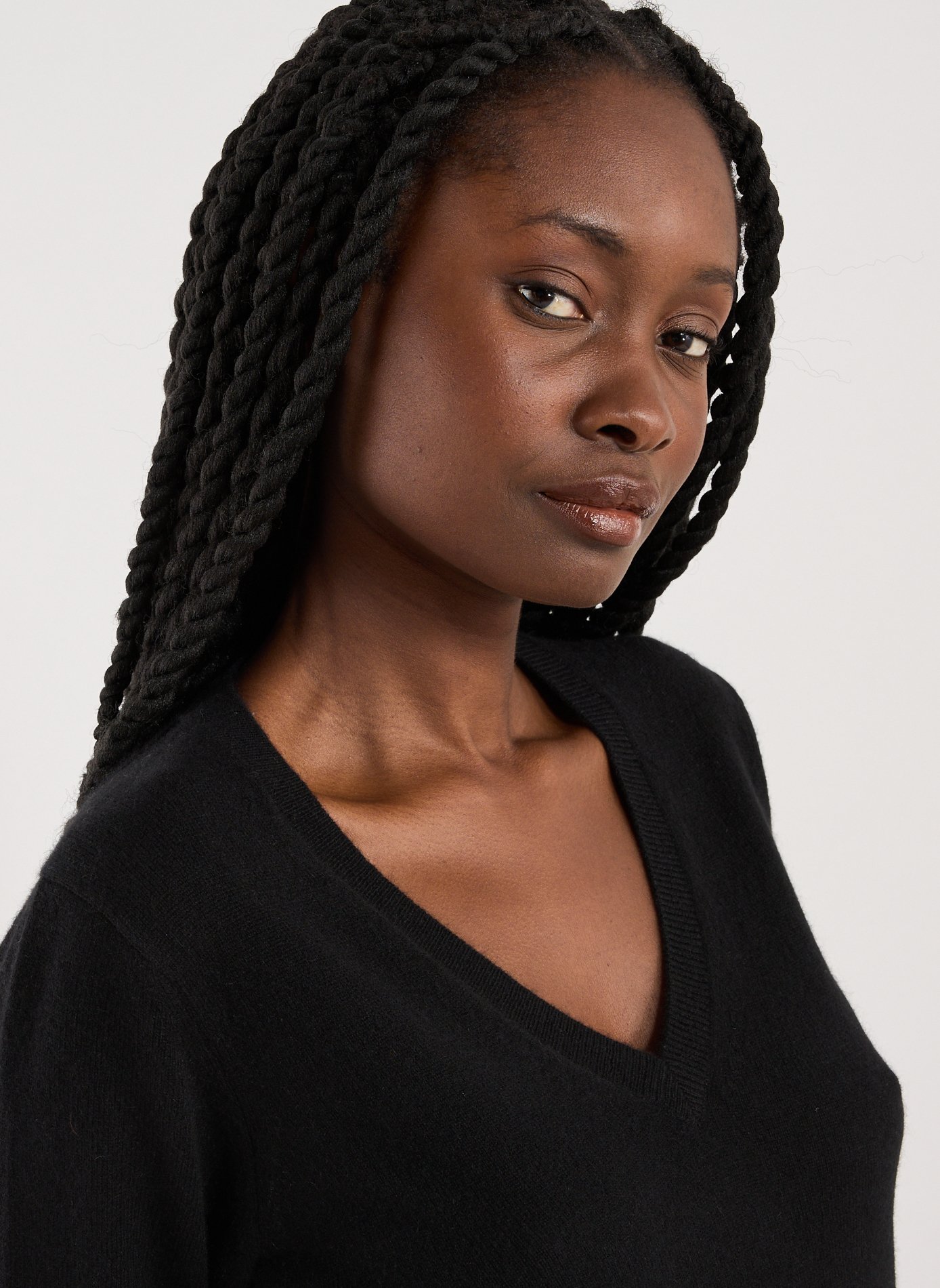  Cashmere jumper AU PRINTEMPS PARIS Black