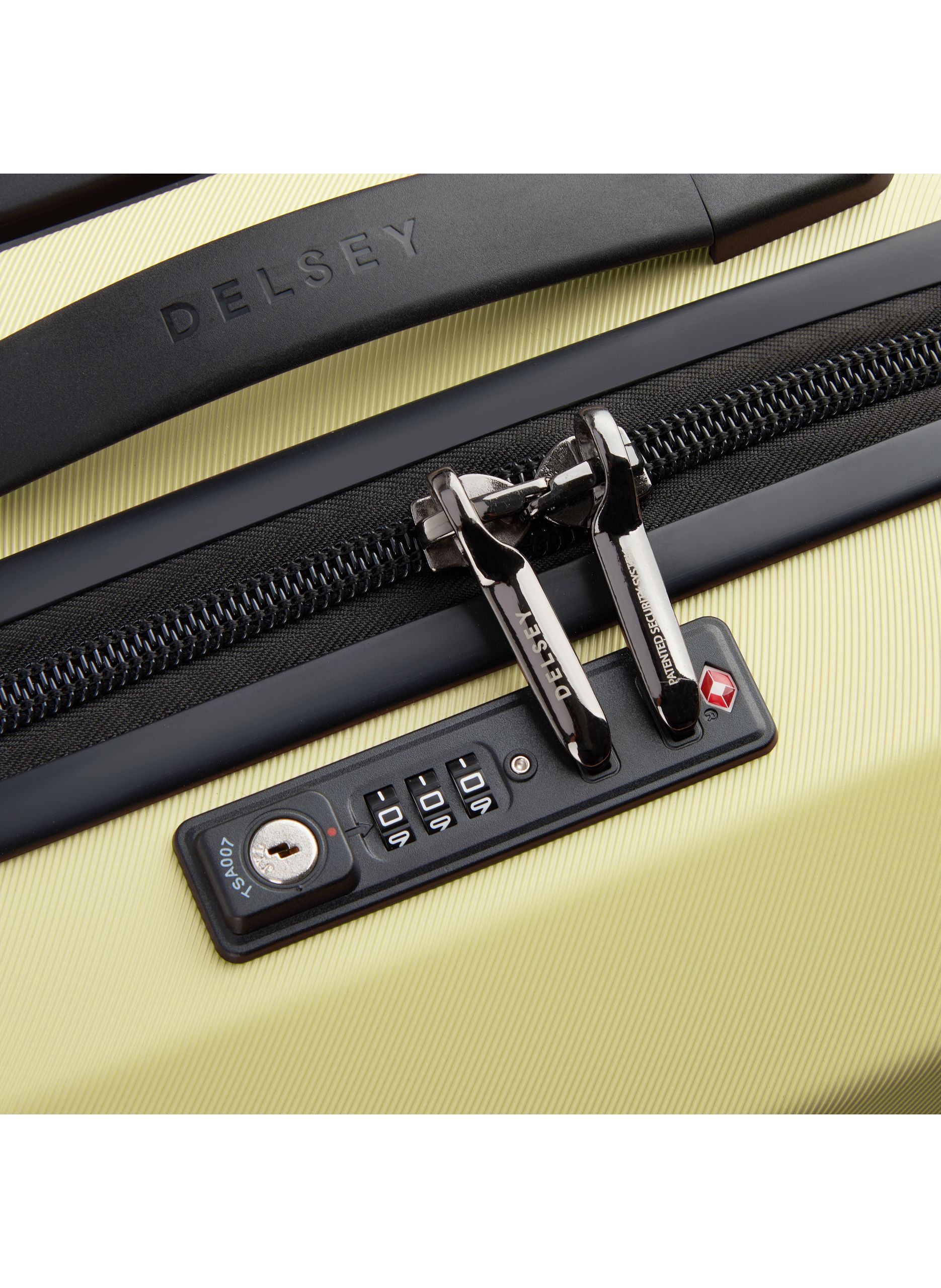 Valise cabine rigide taille s - karat 2.0 DELSEY PARIS Jaune