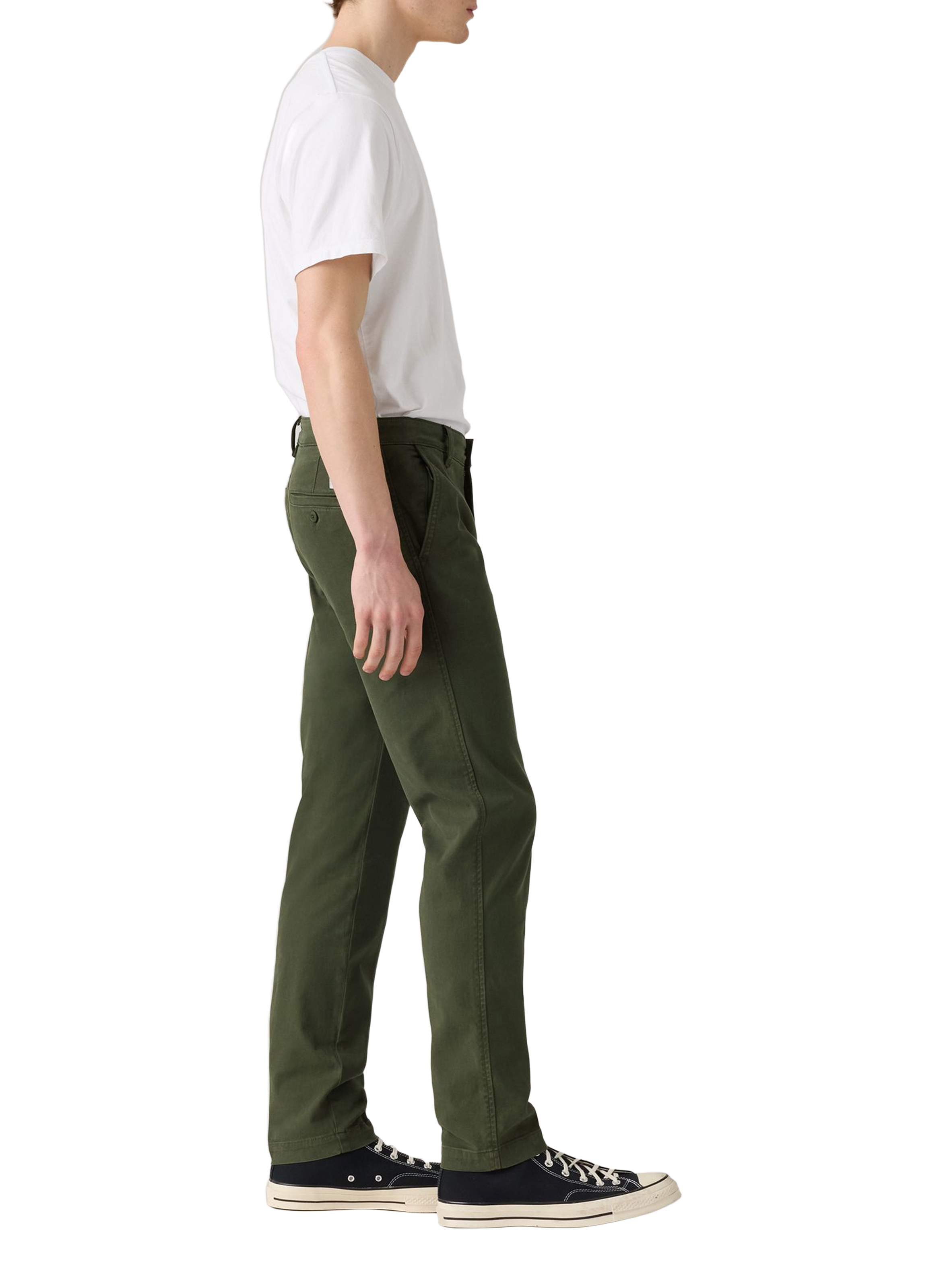 Cotton blend chino trousers  LEVI'S Green