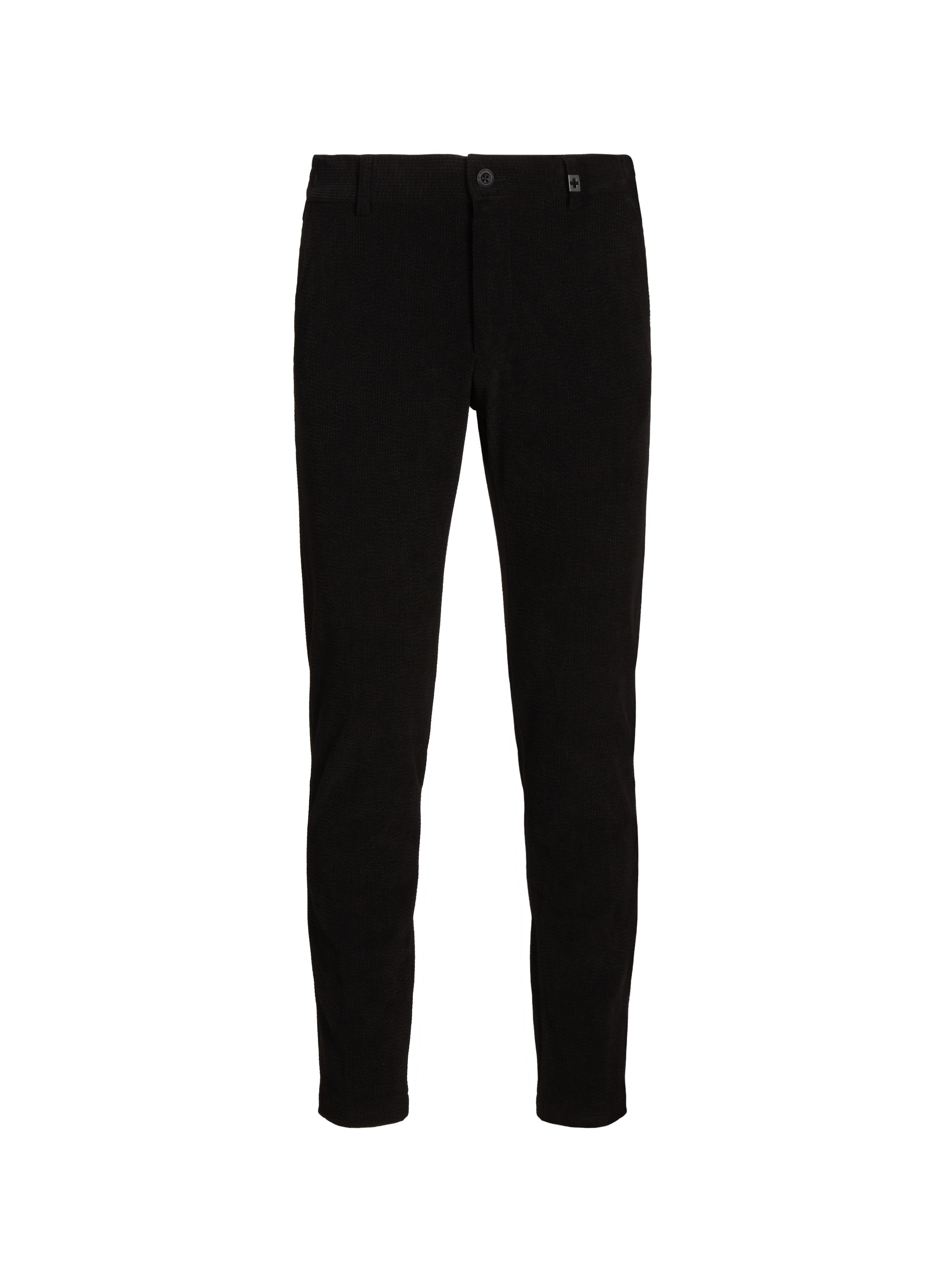 STRELLSON Straight corduroy trousers Black
