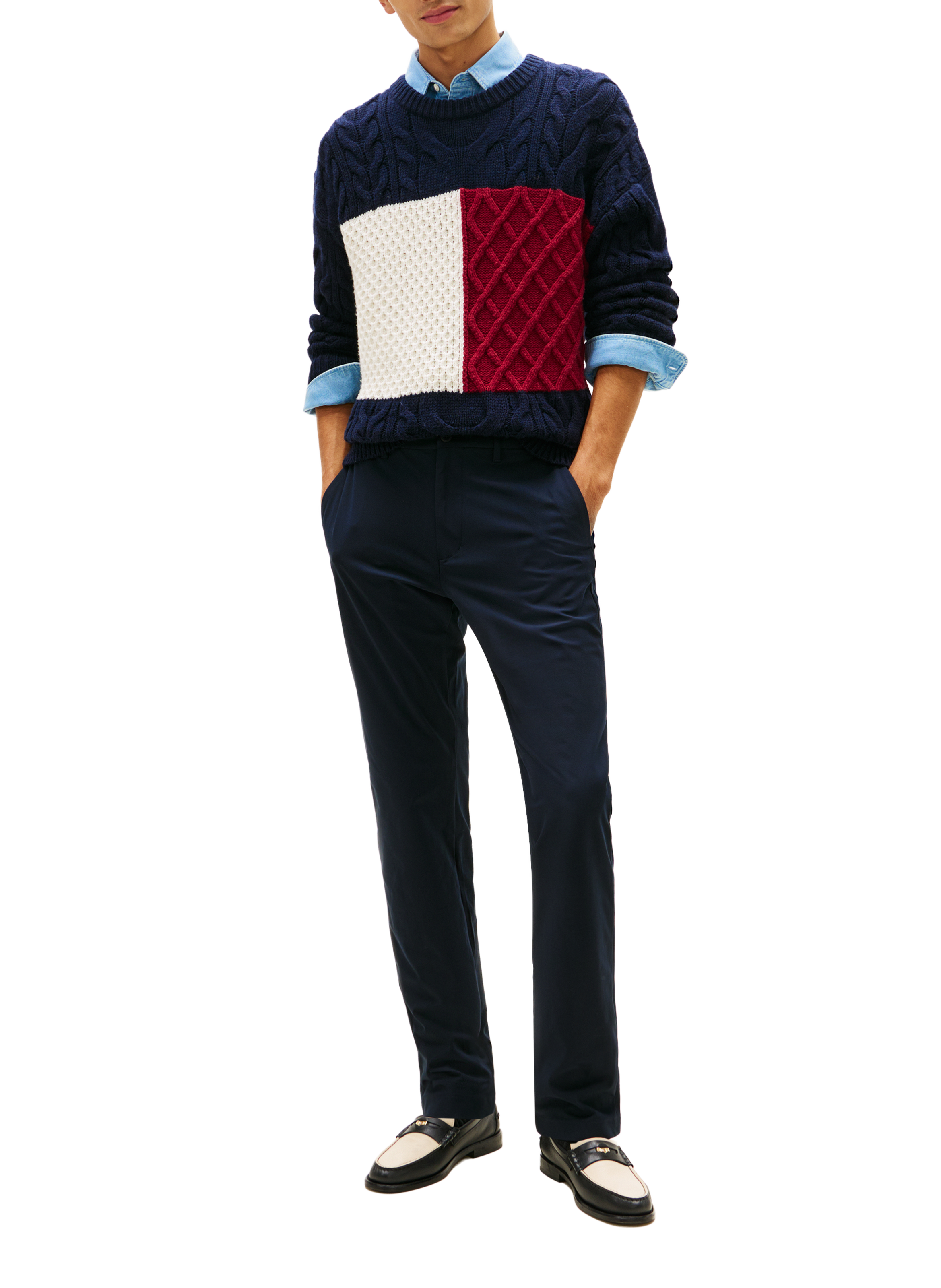 Slim fit pants TOMMY HILFIGER Blue