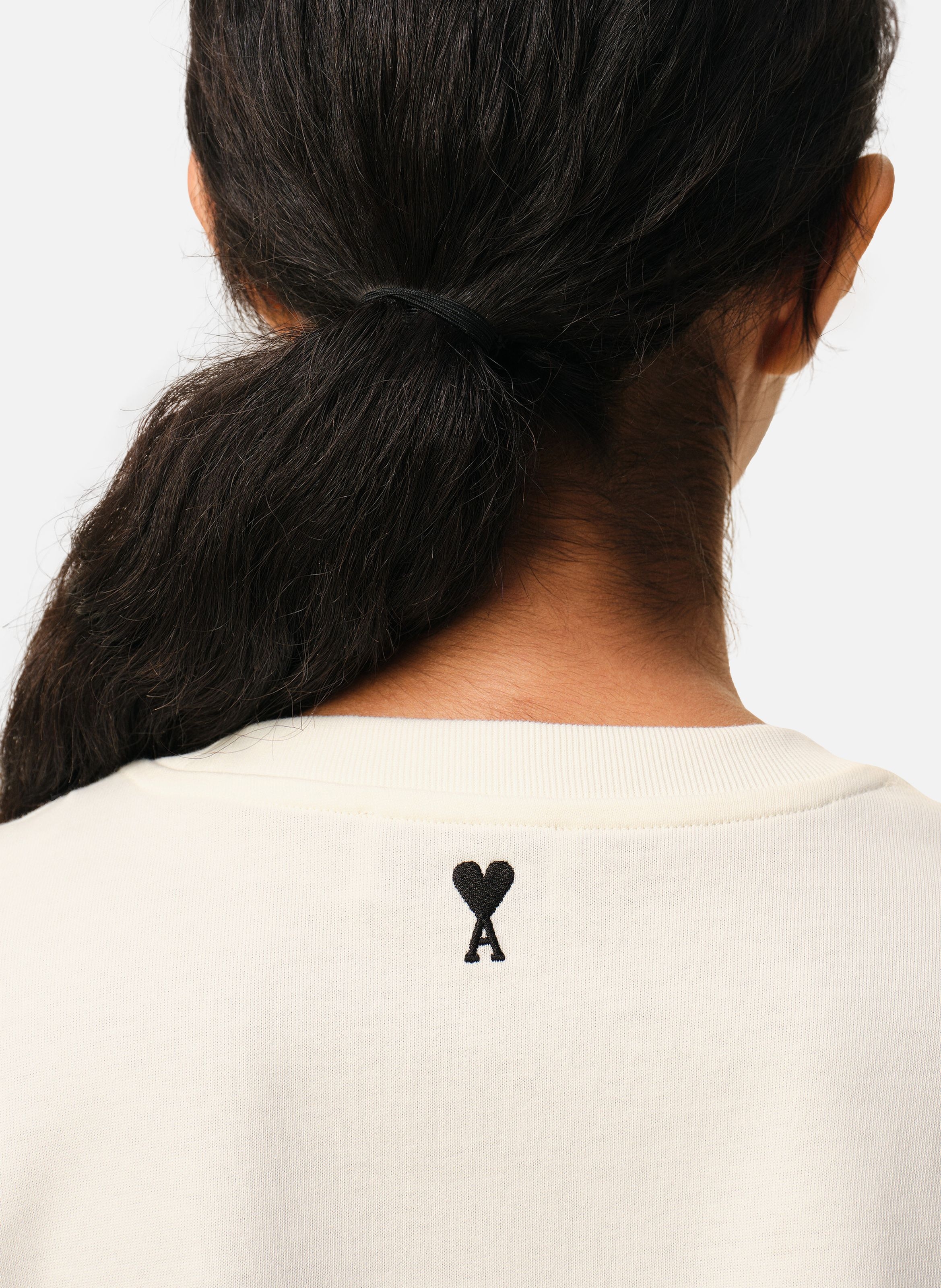 T-shirt imprimé ami paris héritage unisexe en coton AMI PARIS Blanc