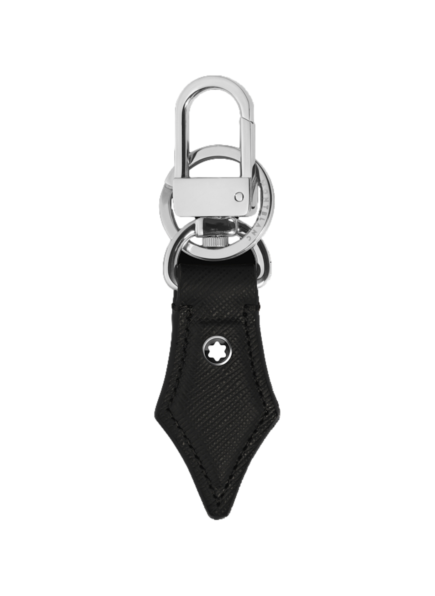 Leather keyring MONTBLANC Black