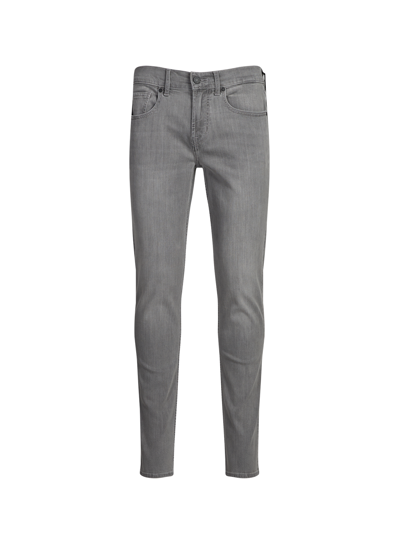 Jeans Slimmy Tappered en coton mélangé 7 FOR ALL MANKIND Gris