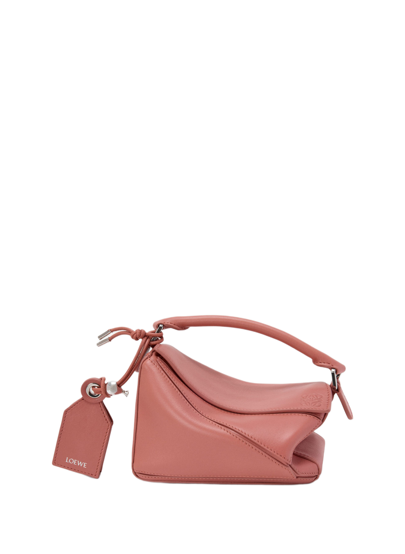 Mini bag Featherlight Puzzle in lambskin nappa LOEWE Pink