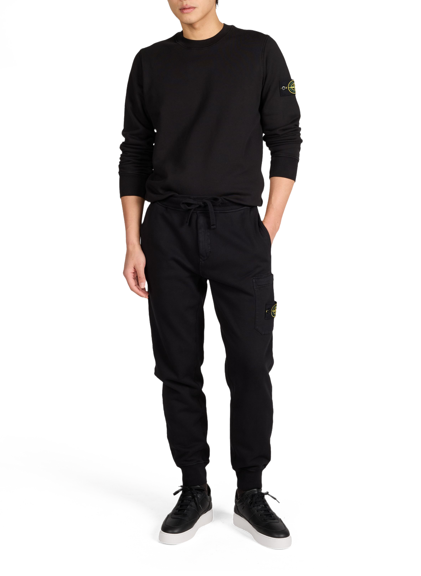 Cotton sweatshirt STONE ISLAND Black