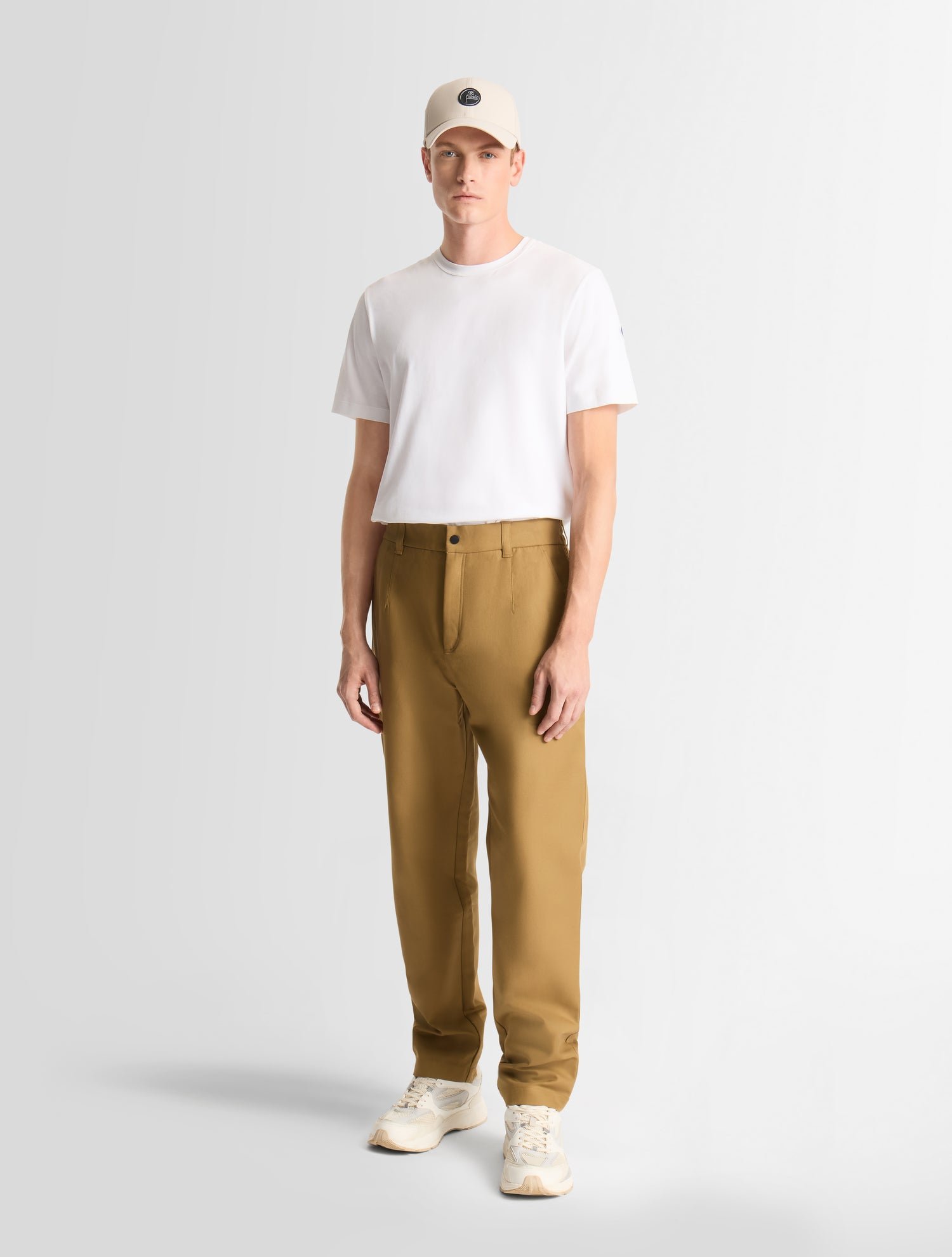 Pantalon laukol coton coupe regular FUSALP Beige