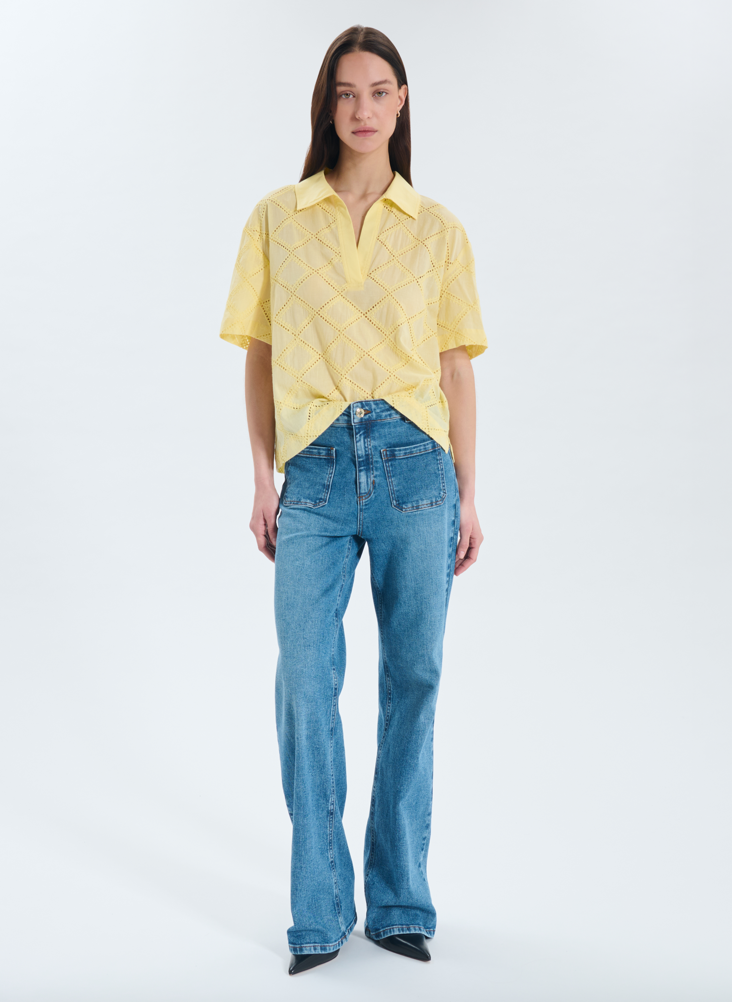 Chemise  teyma ZAPA Jaune