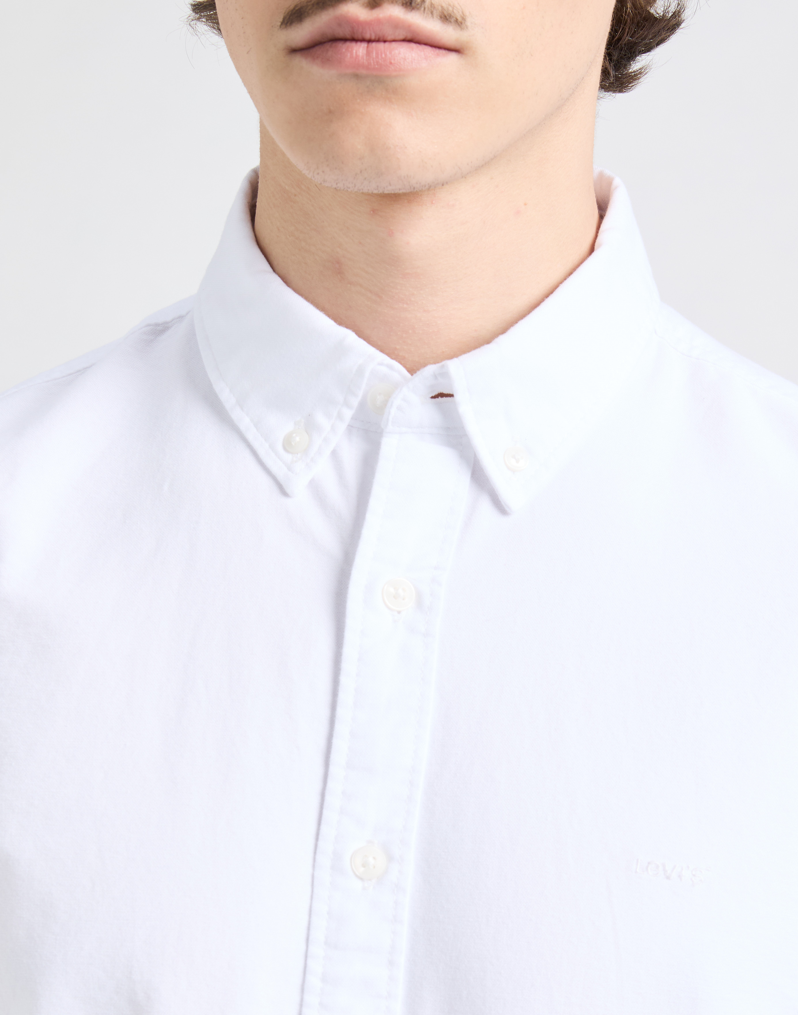 Chemise denim en coton  LEVI'S Blanc