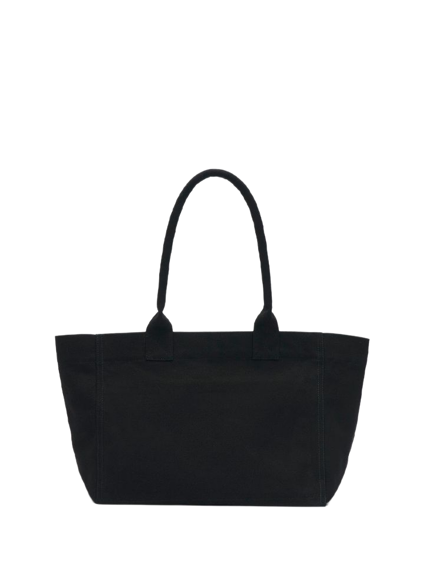 Small Yenky Zipped washed cotton bag with rhinestone logo ISABEL MARANT Black