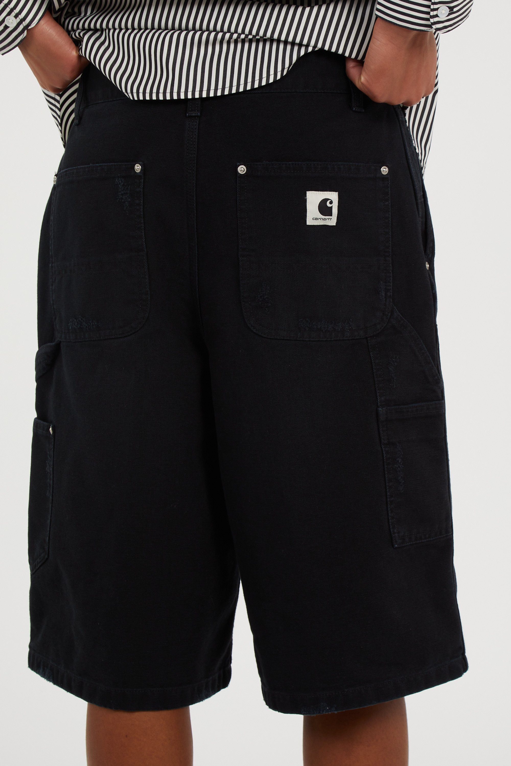 Short w' nixon double knee short CARHARTT WIP Gris