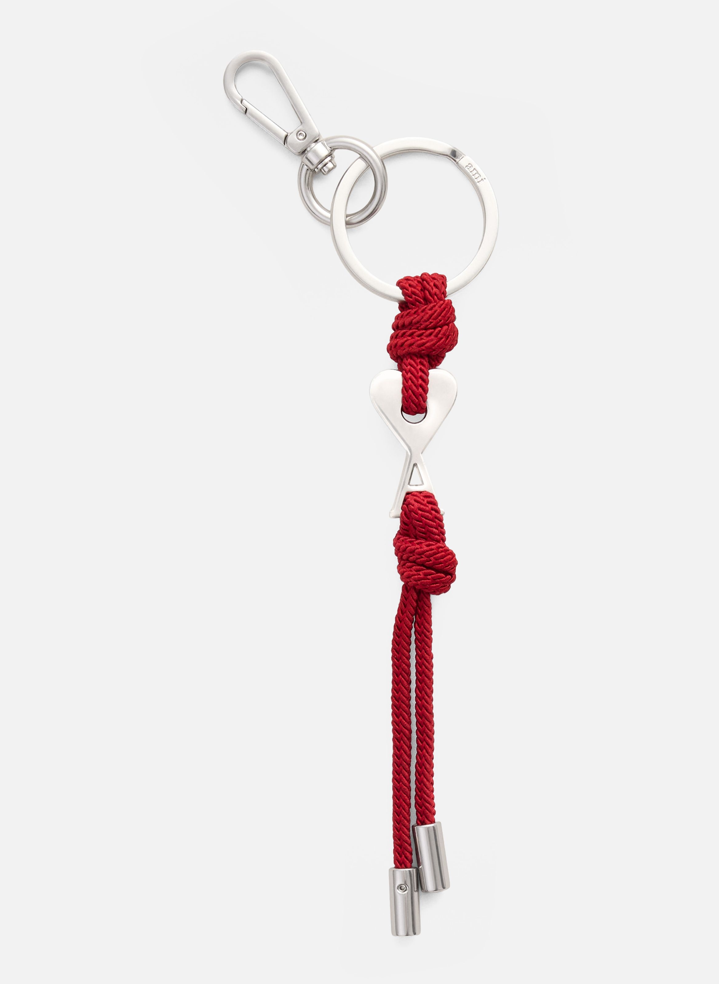 Porte-clés charm ami de coeur unisexe AMI PARIS Rouge